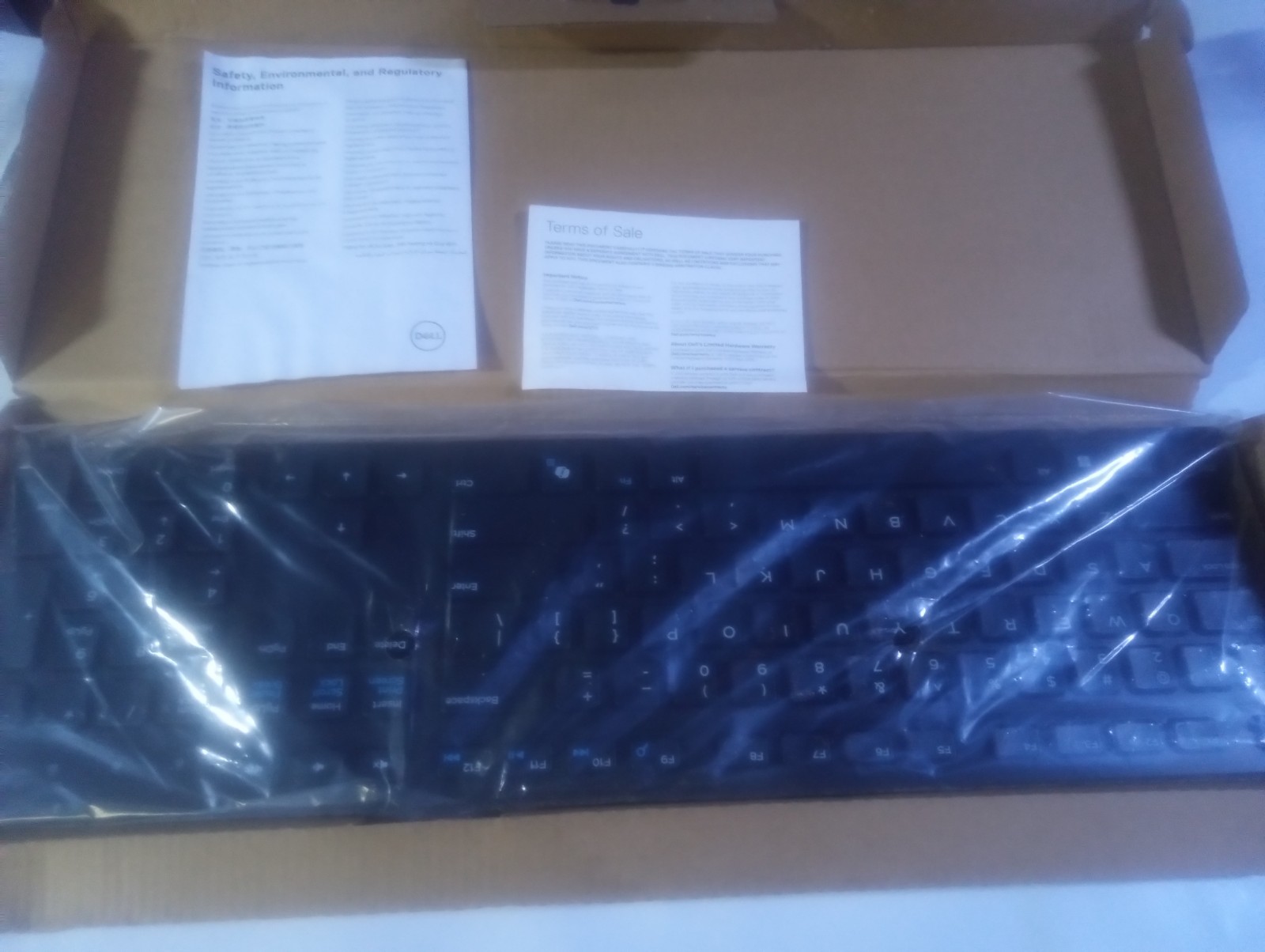 New Dell Multimedia Keyboard KB216 Black universal wired Windows & Mac Compatibl