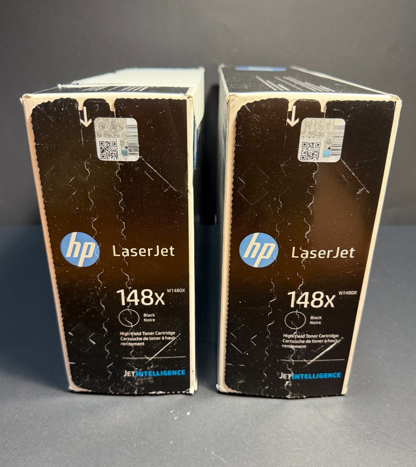 NEW LOT OF 2 HP LASERJET TONER CARTRIDGE INK BLACK 148X 4001 MFP 4101 GENUINE