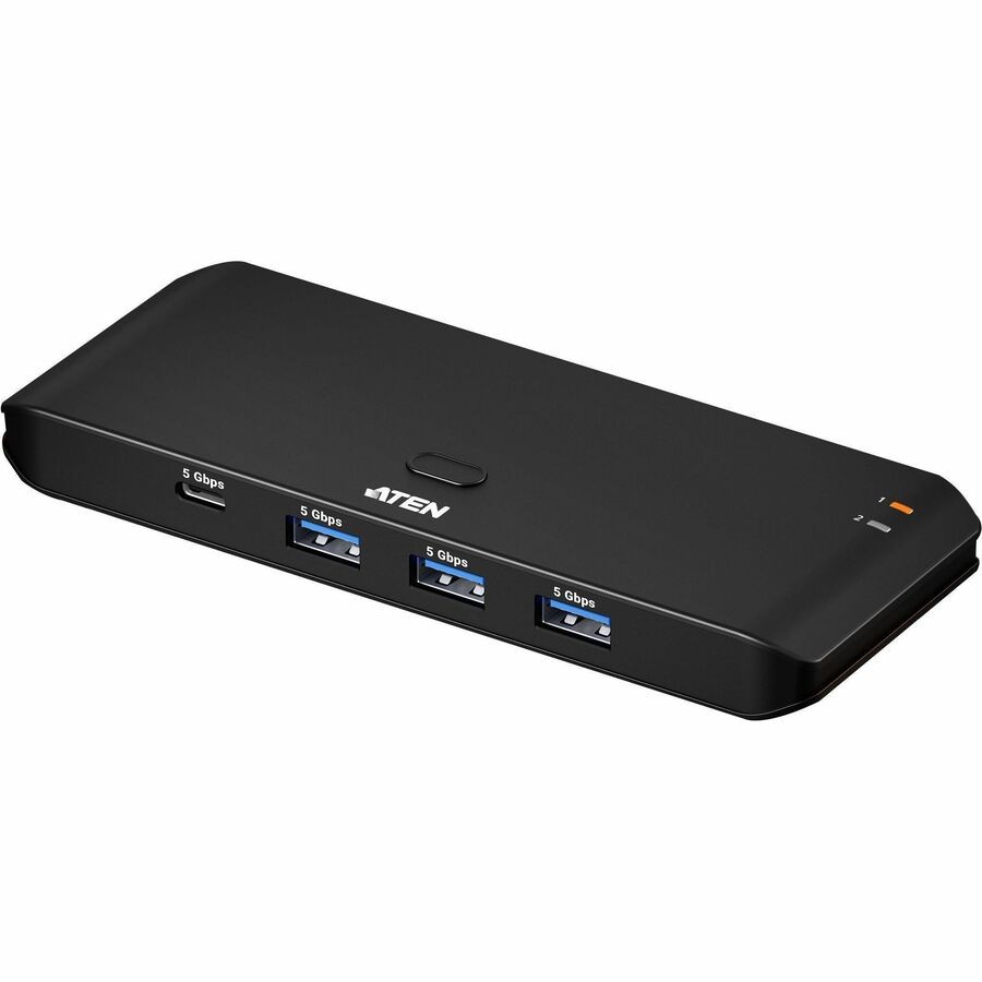ATEN Essential 2 x 4 USB 3.2 Gen1 Sharing Switch Host Type: A+C