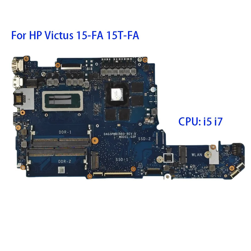 For HP Victus 15-FA Motherboard DAG3PMB18B0 DAG3PBMB8A0 i5-12450H N15767-601