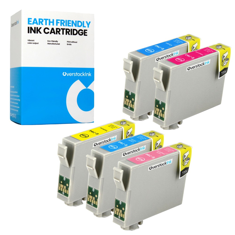 5PK Compatible OSI Epson 79 Color Ink for Epson Artisan 1430 Stylus 1400 1500W