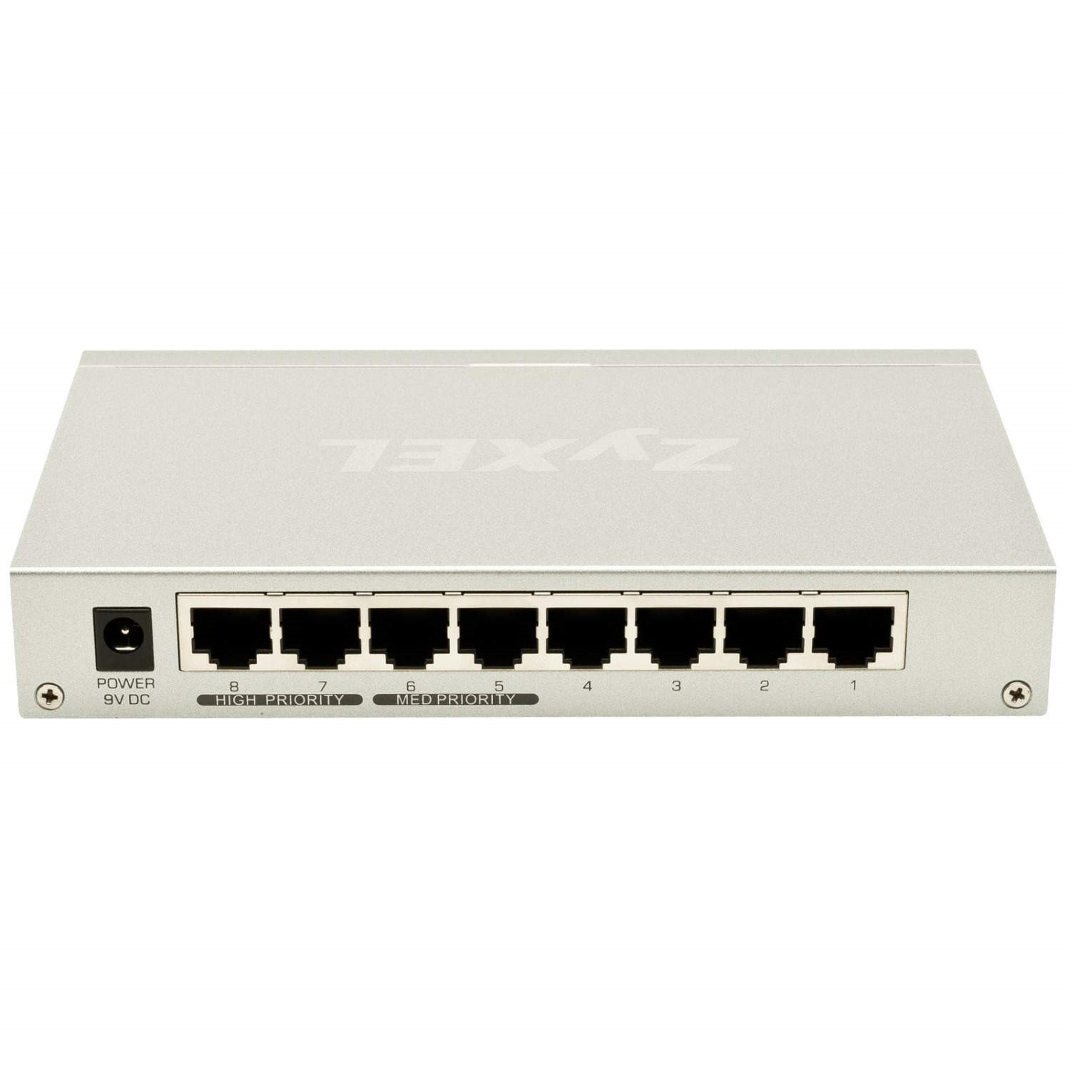 ZyXEL GS-108B v2 8-Port Gigabit Ethernet Switch Unmanaged 10/100/1000 Mbps