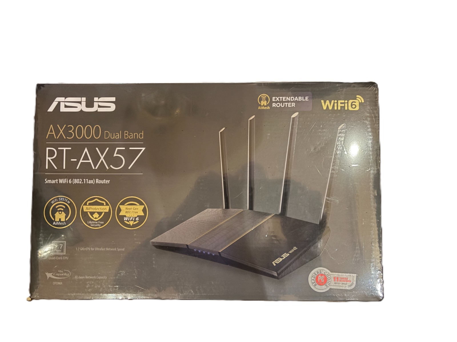NEW Asus RT-AX57 AX3000 Dual Band Smart WiFi 6 Router