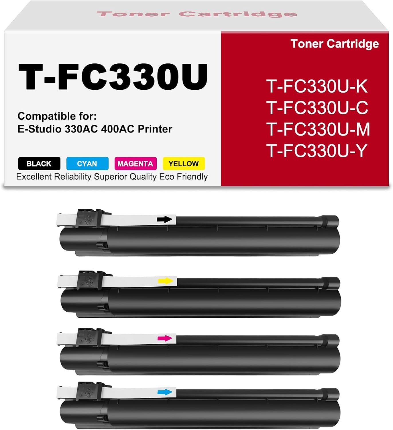 T-FC330U Toner Cartridge Replacement for Toshiba E-Studio 330AC & 400AC Printers