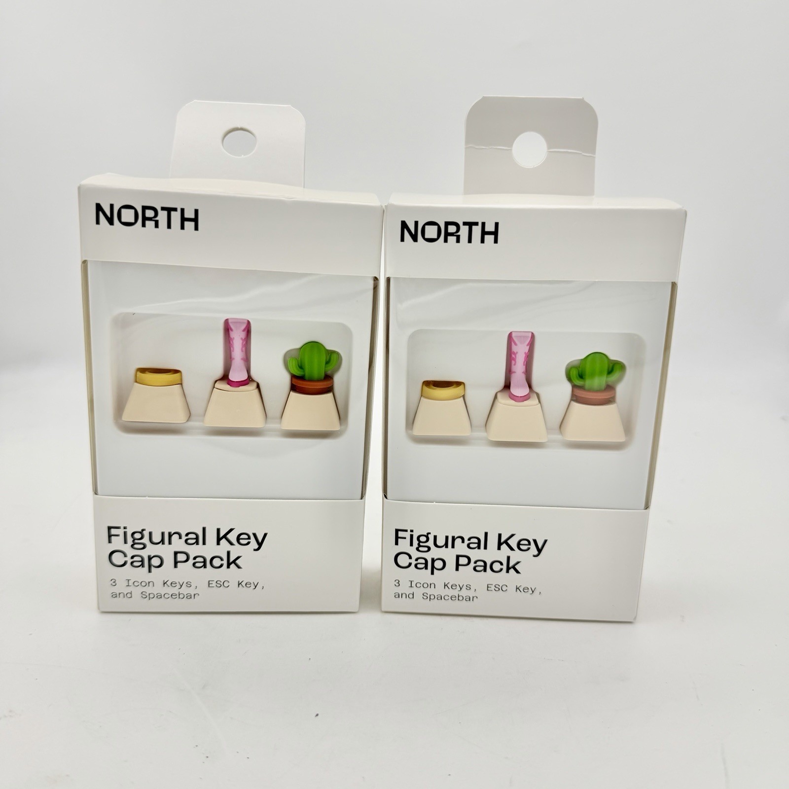 NORTH Figural Key Cap Pack Lot 2 Cactus Boot MX Keyboard Keycaps New