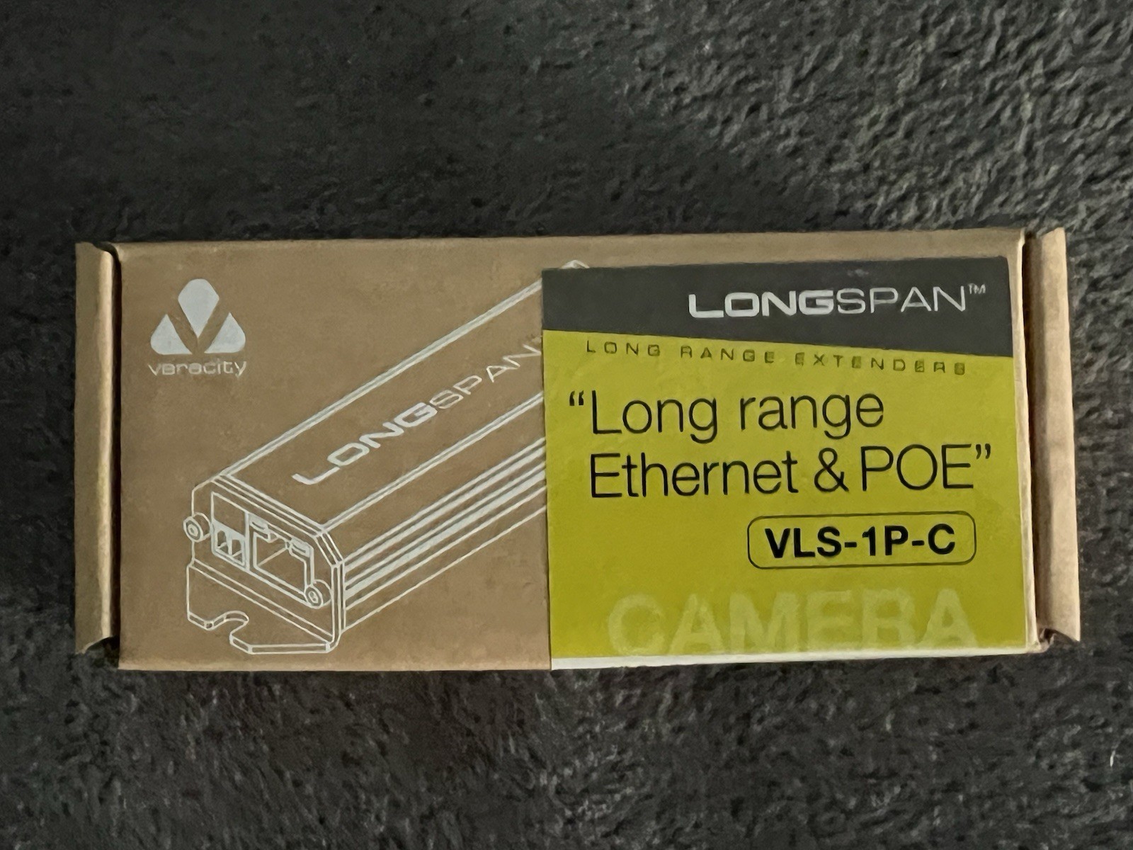 Veracity LONGSPAN Long Range Ethernet & POE, VLS-1P-C - NEW