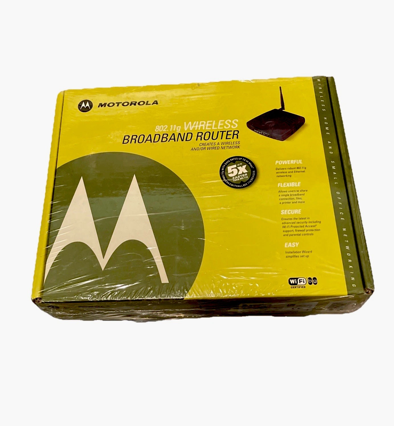 Motorola WR850G 802.11g Wireless Broadband Router. 5X Faster. Easy Install. New