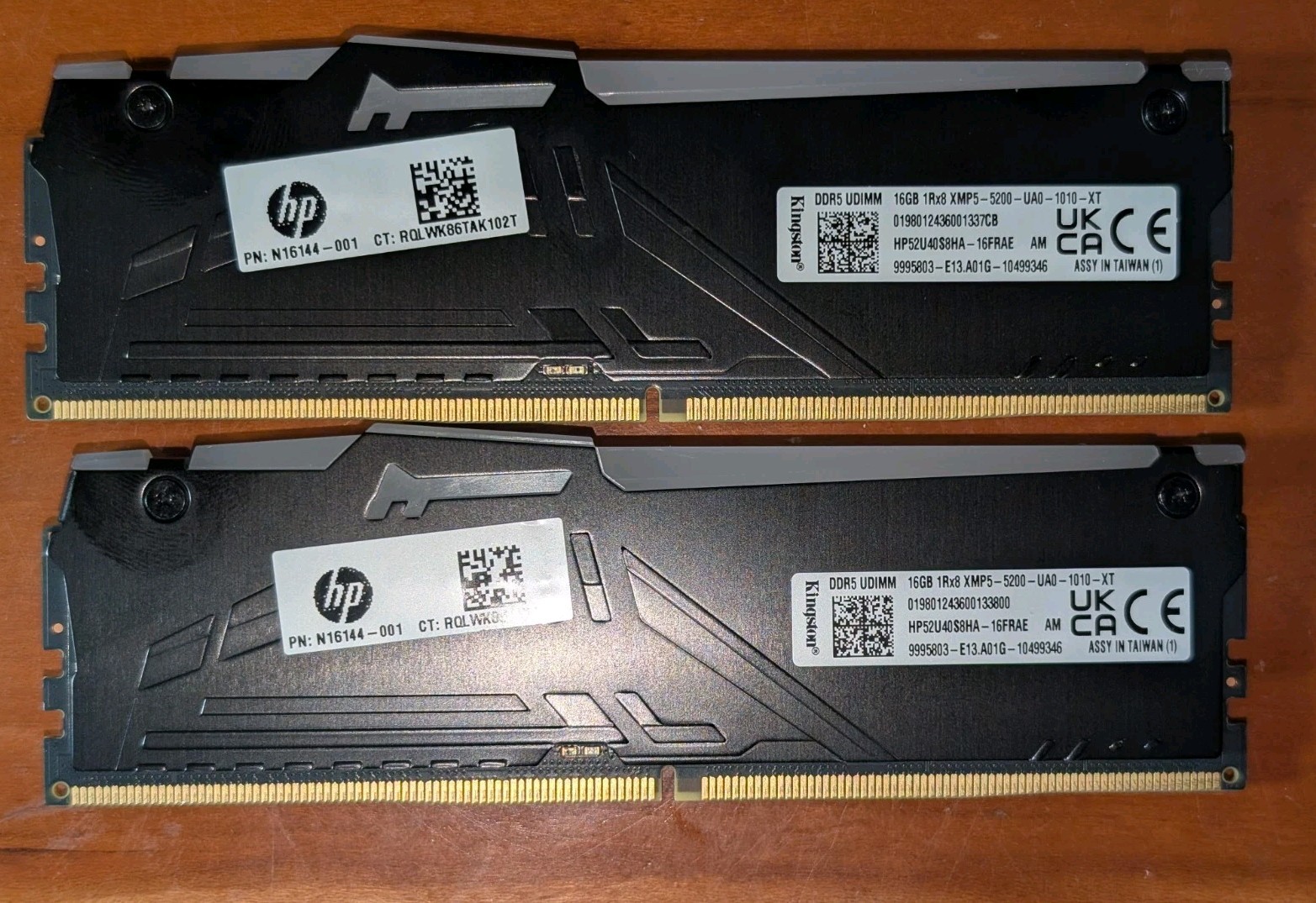 Kingston FURY Beast RGB 32GB 2x16GB DDR5-5200 HP OMEN N16144-001 Tested