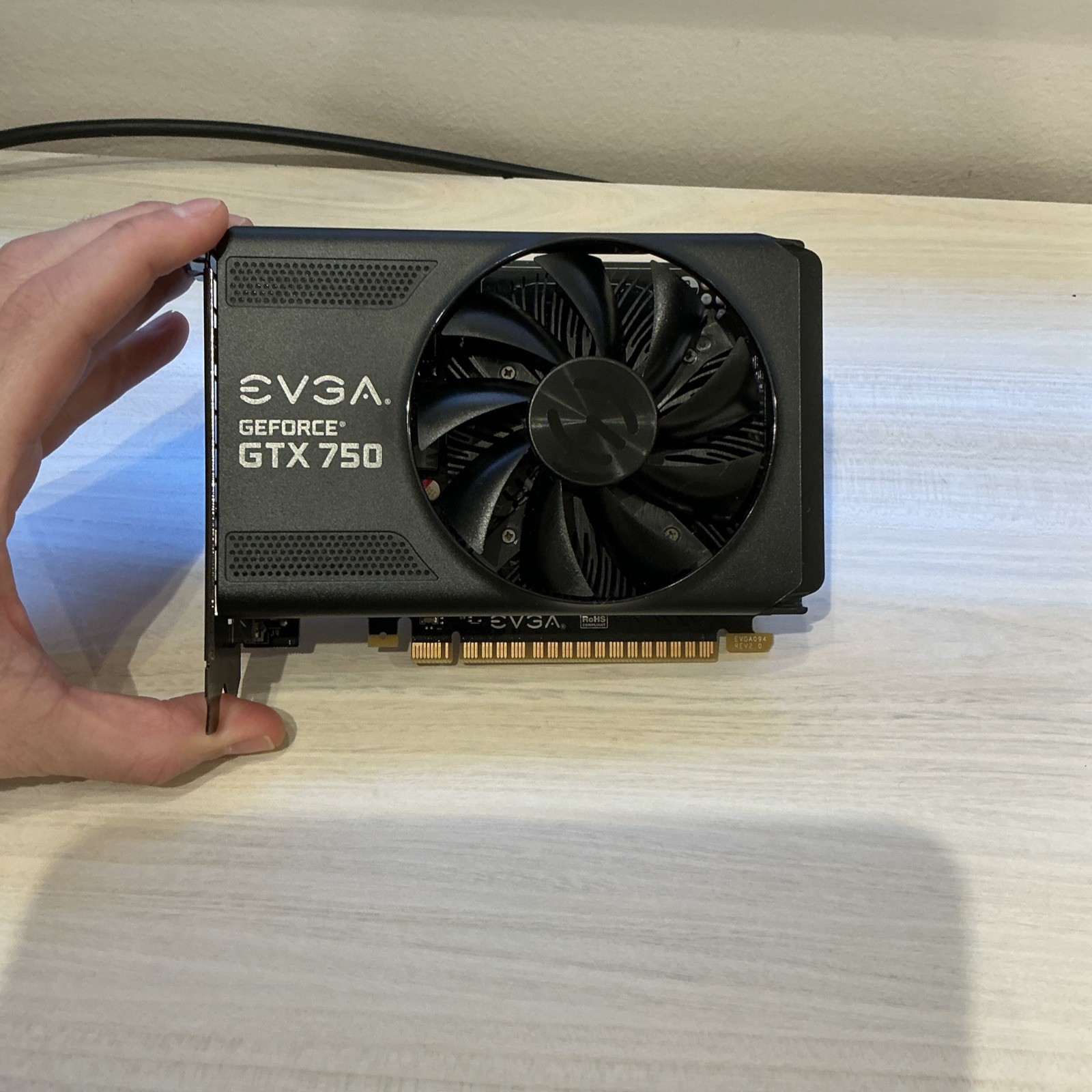 EVGA GeForce GTX 750 SC 1GB GDDR5 Graphics Card HDMI DP DVI PCIe - tested works