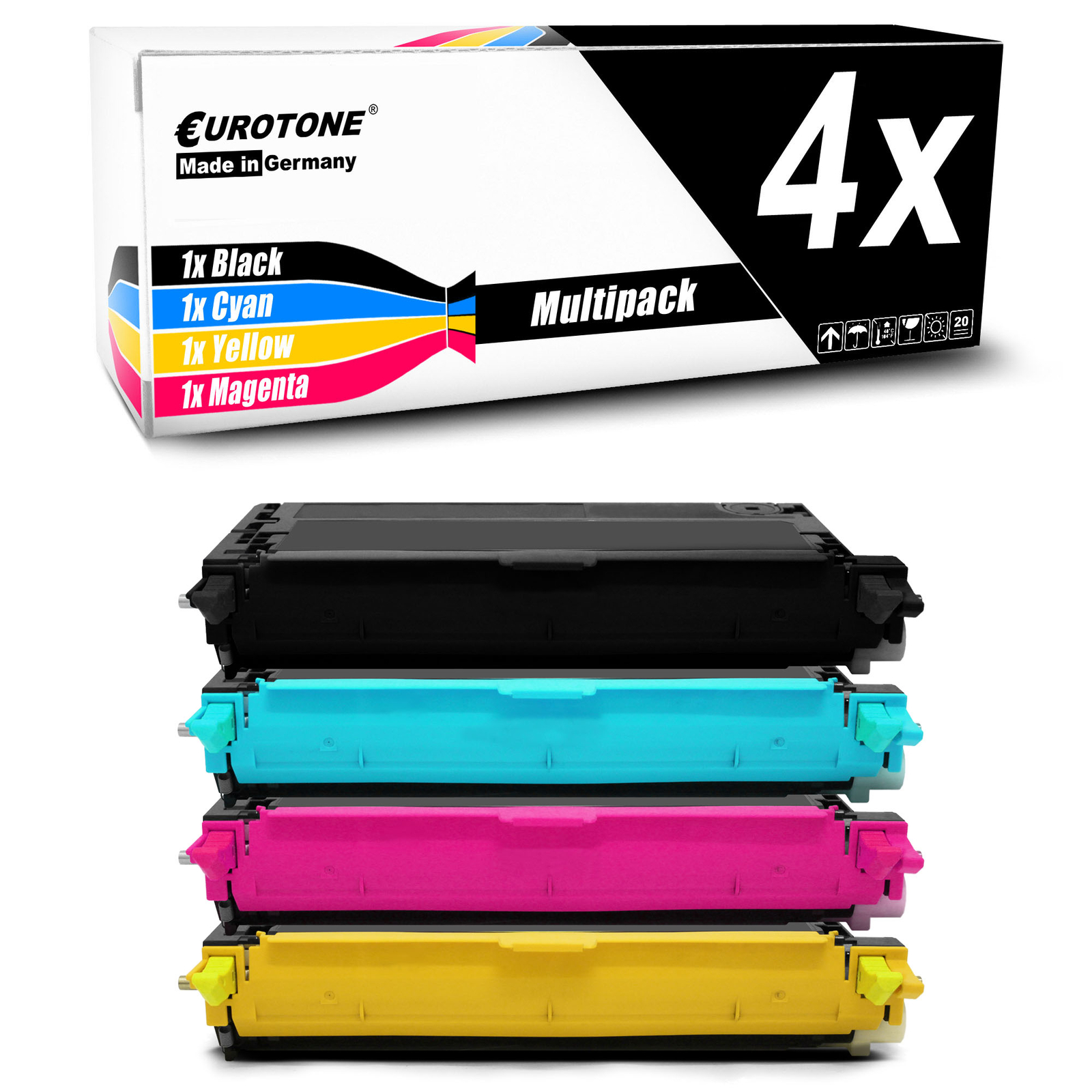 4X Cartridge For Dell 3115-CN 3110-CN