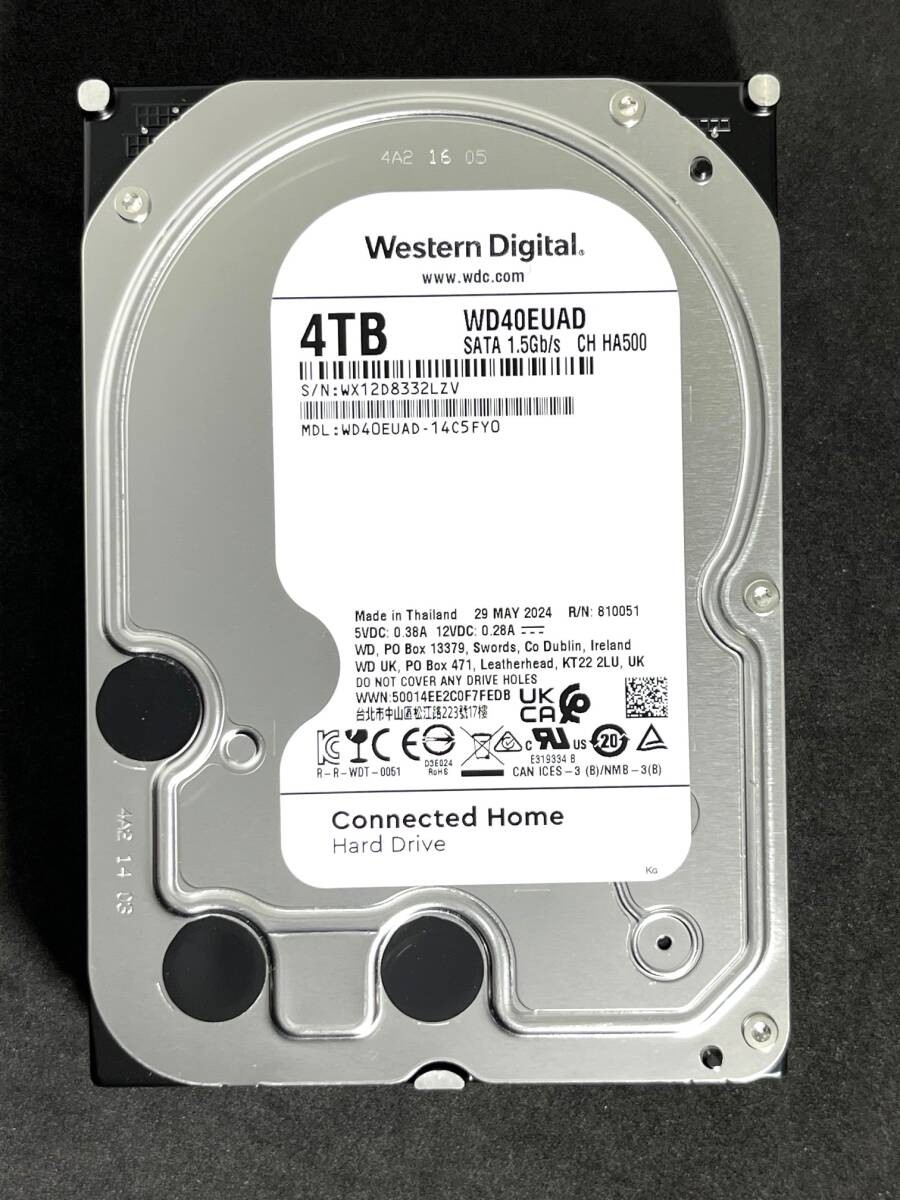 4TB Usage: 18h WD40EUAD / Western Digital 2024 model Brand-new WD 3.5-inch Inte