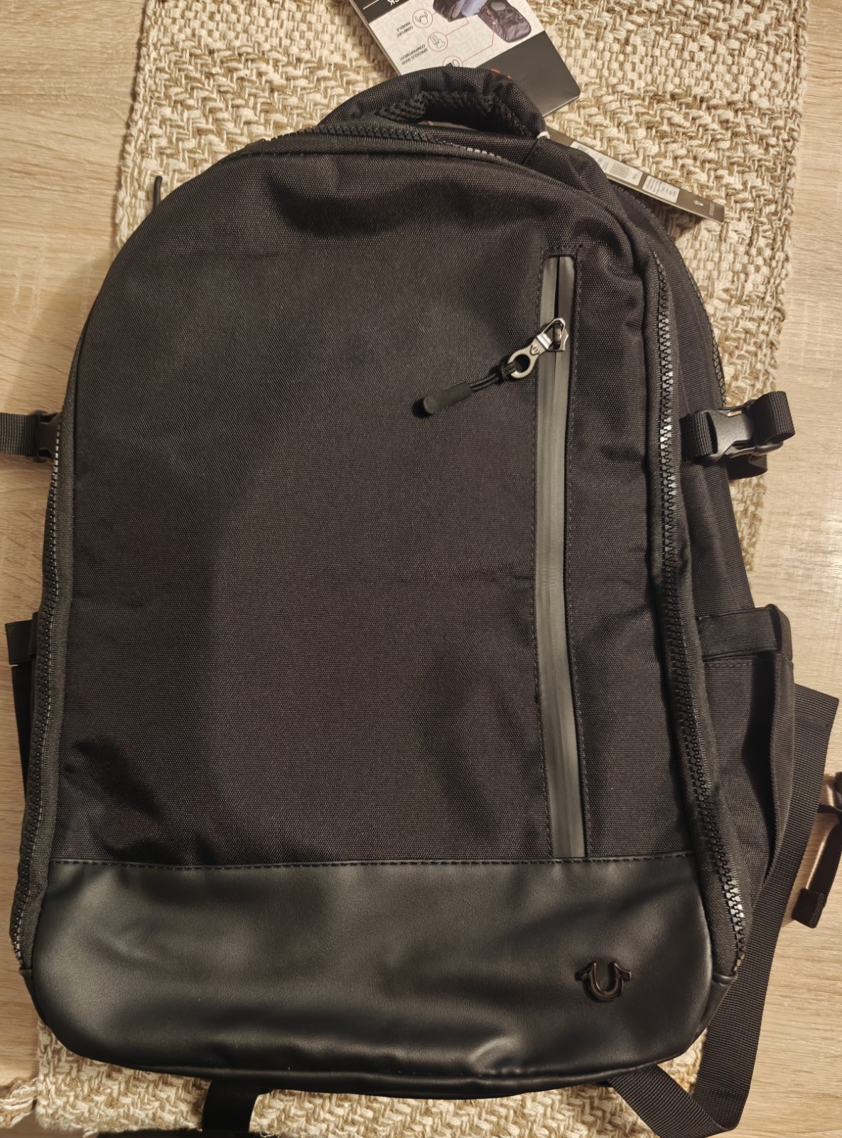True Religion Commuter Laptop Backpack, Black TR105081 MSRP $115 - New with tags