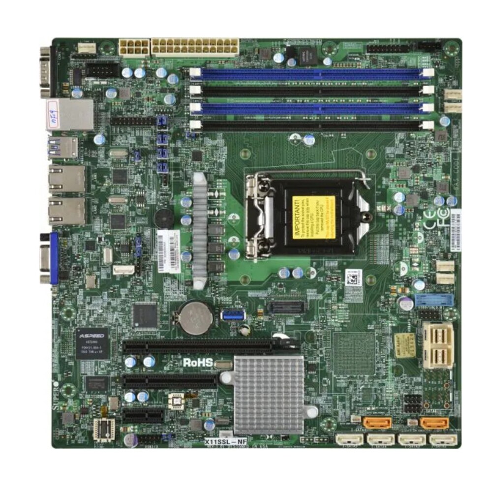 For Supermicro X11SSL-nF Server Motherboard Single socket H4 DDR4 Micro-ATX