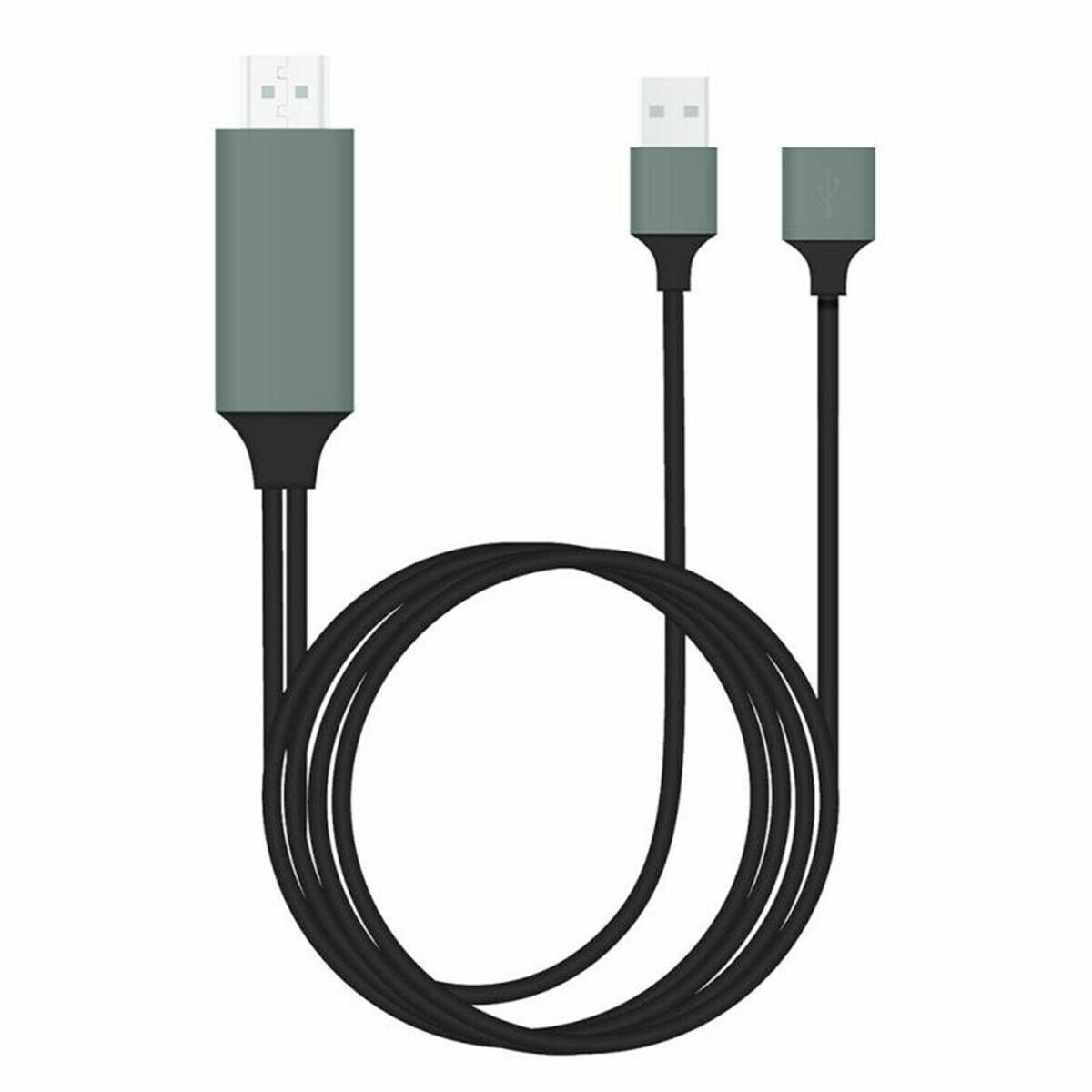 1080P HDMI Mirroring AV Cable for iPhone iPad Android Phone to TV HDTV Adapter