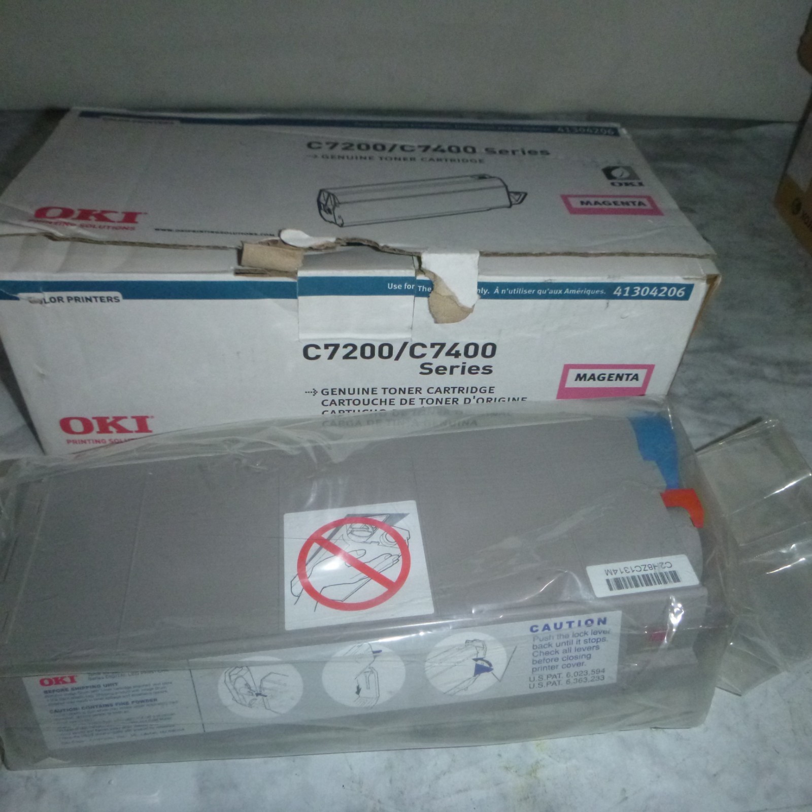 Genuine Oki 41304206 Magenta Toner Cartridge C7200/C7400 for SeriesC7200