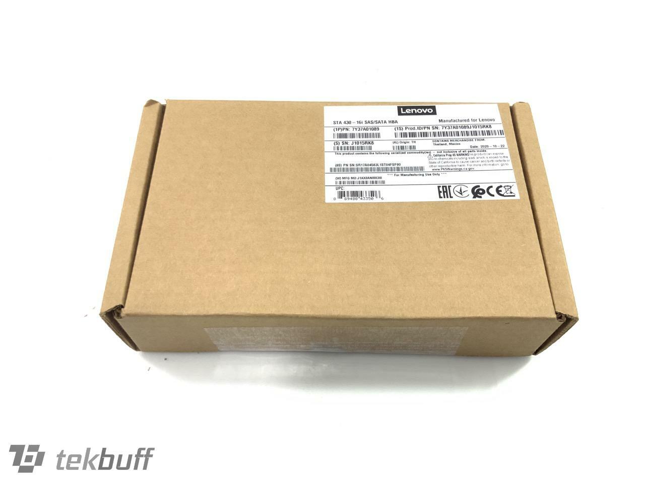 Lenovo 430-16i SATA/SAS 12Gb/s PCIe Storage Controller - 7Y37A01089
