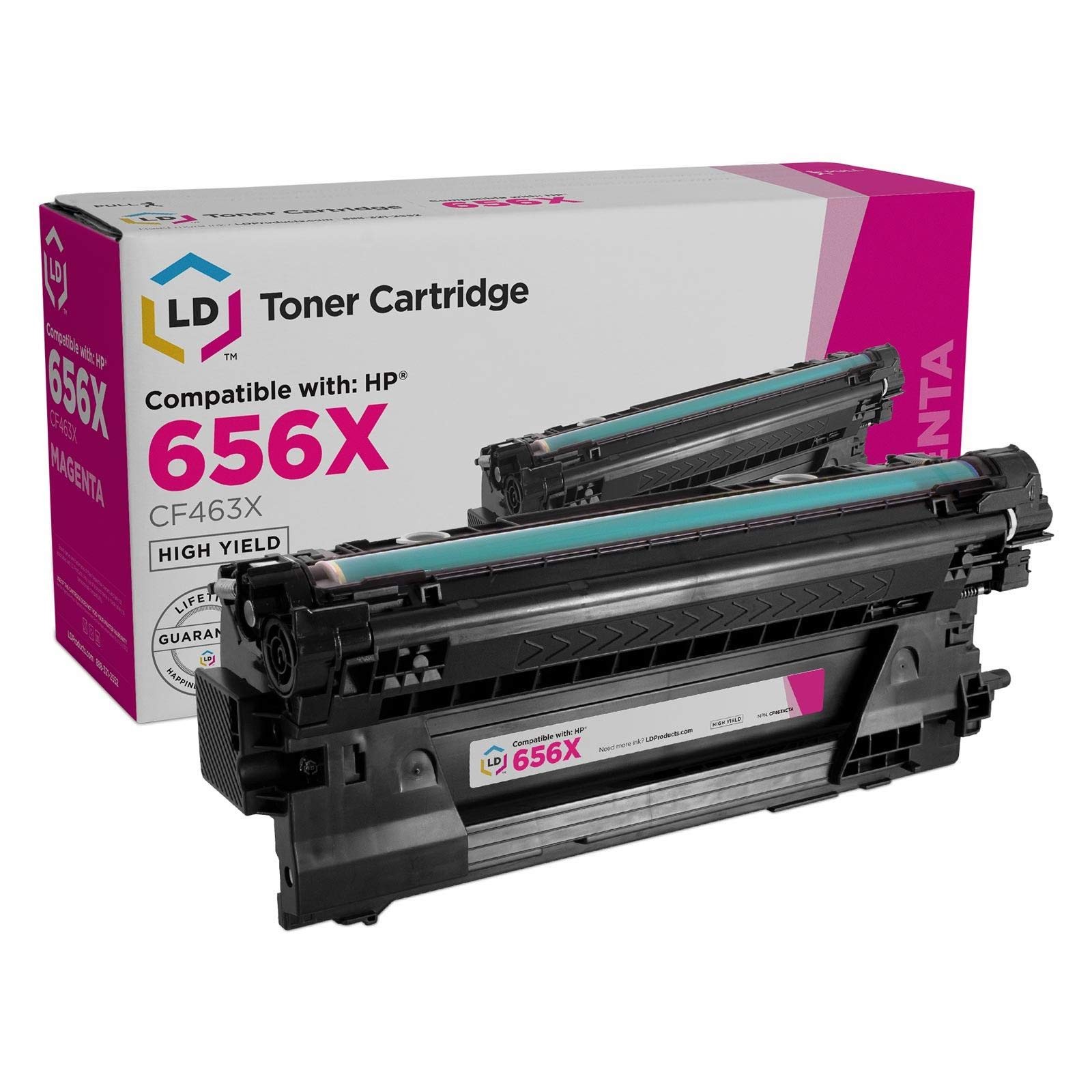 LD Compatible HP 656X CF463X High Yield Magenta Toner for M653dh, M652dn, M653x