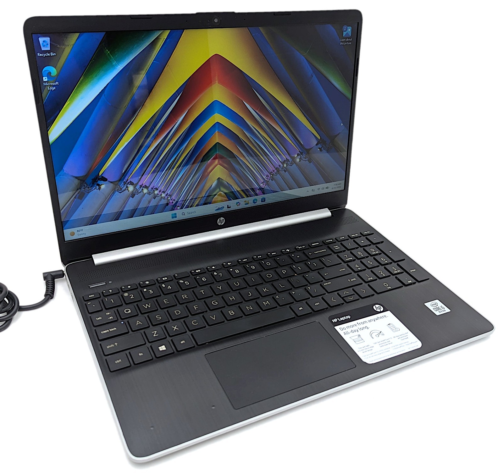 Incomplete HP 15-dy1051wm 15.6" Laptop i5-1035G1 8GB RAM 256GB NVMe Windows 11
