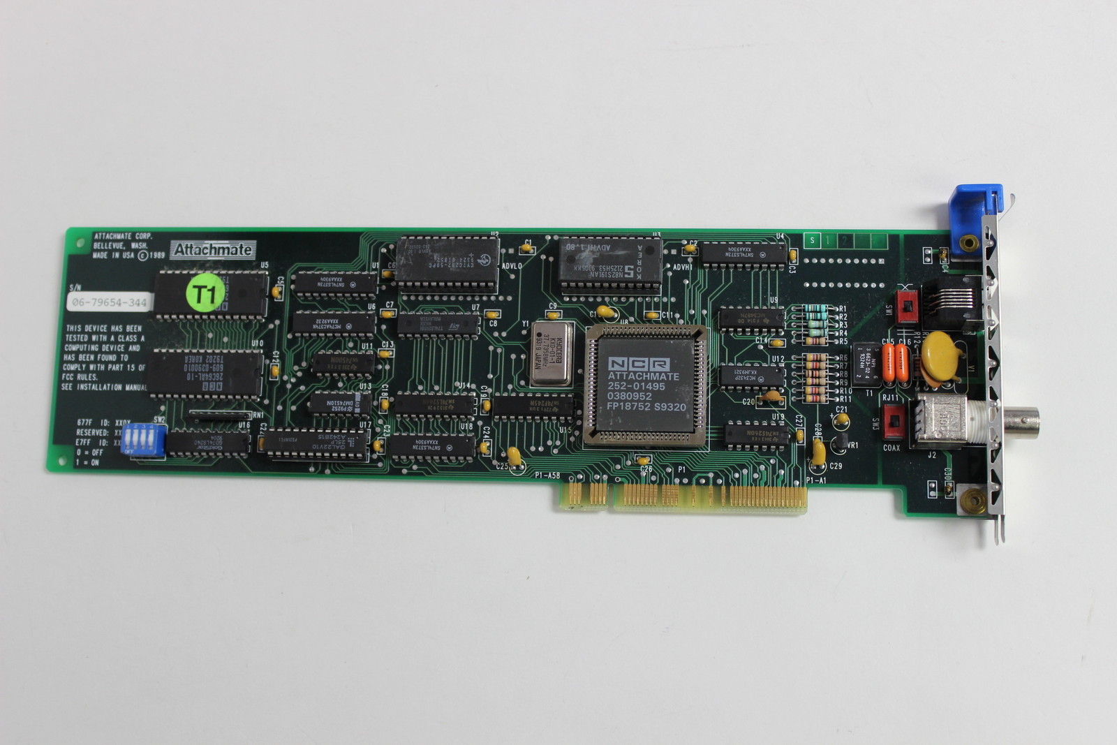 ATTACHMATE 711-00407 MCA MICRO CHANNEL 3270 ADAPTER PCB 531-00413  WITH WARRANTY