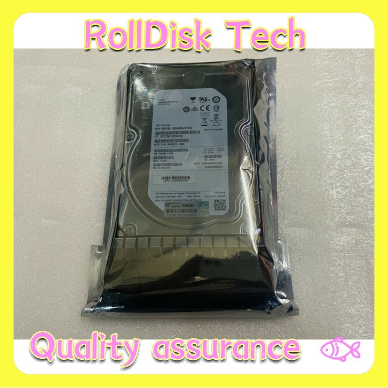 826550-001 HPE 4TB 12G 7.2K SAS ST4000NM0025 LFF MidLine Hard Drive 846523-004