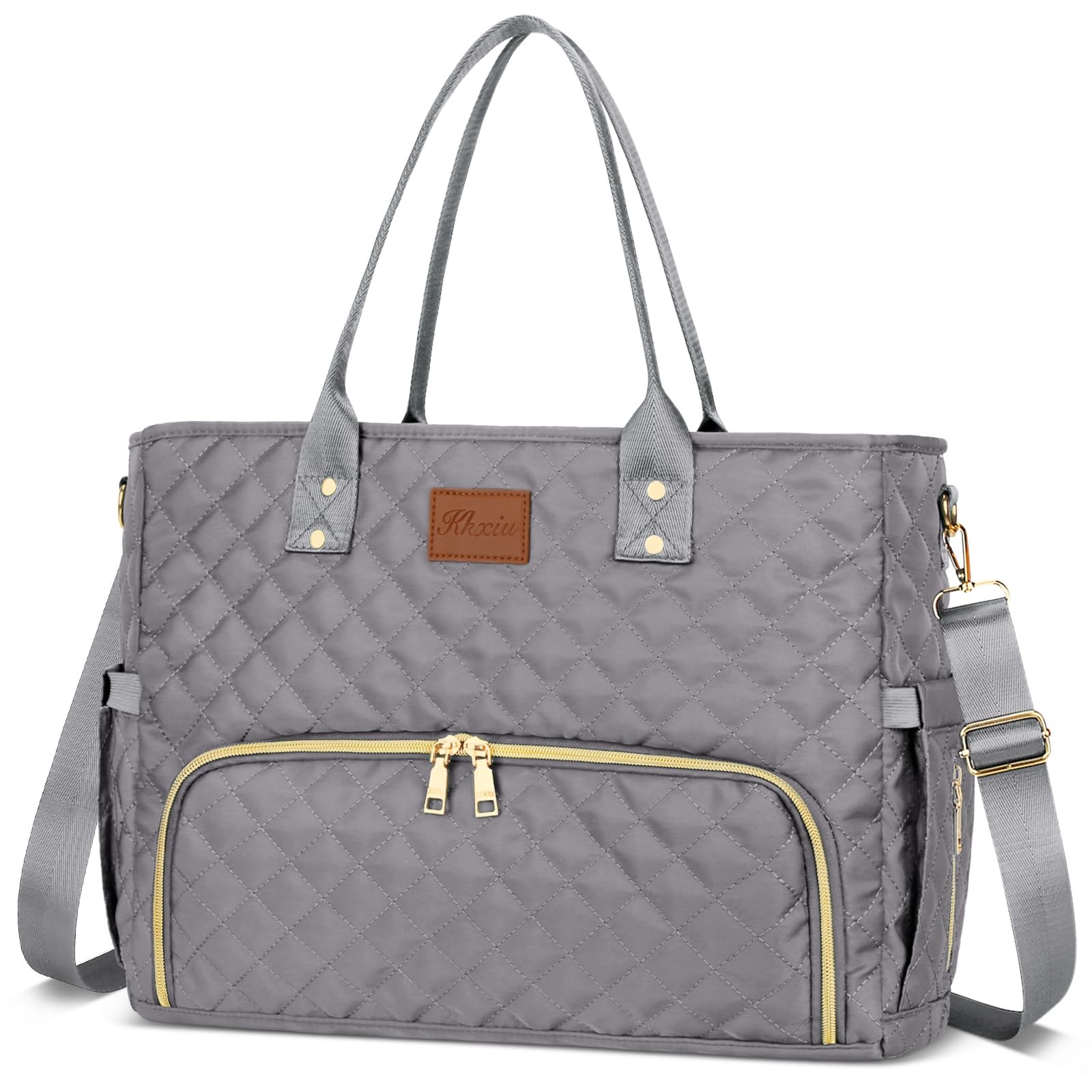 2 in 1 Work Laptop Tote with Insulated Lunch Cooler Bag 15 Point 6 In Nylon
