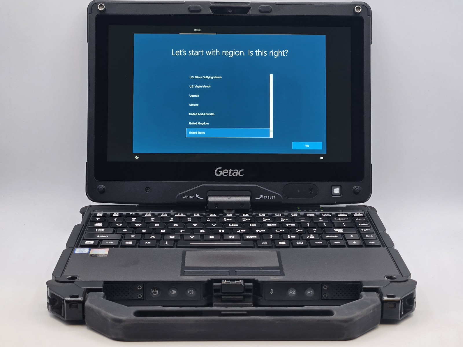 Getac V110G4 2-in-1 11" HD Touch I5-7200U 256GB SSD 16GB W10P Webcam *READ*