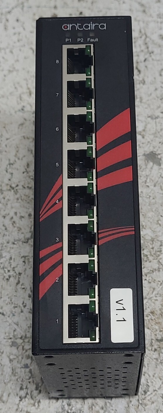 Antaria Technologies LNP-800AGH-T 8-Port Industrial Ethernet Switch