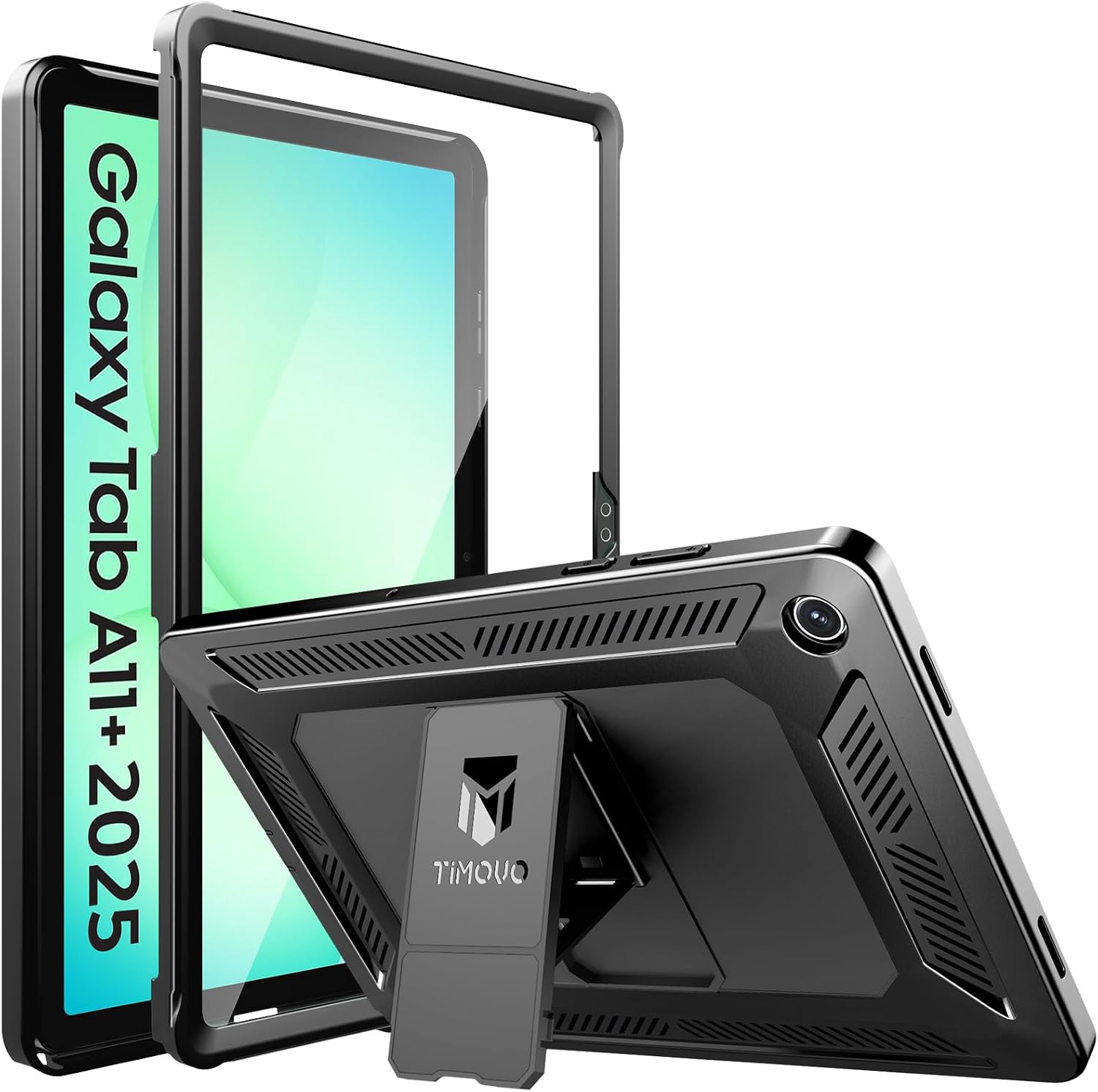 Shockproof Case for Samsung Galaxy Tab A11+/A11 plus 11'', Black | Fit for SM-X2