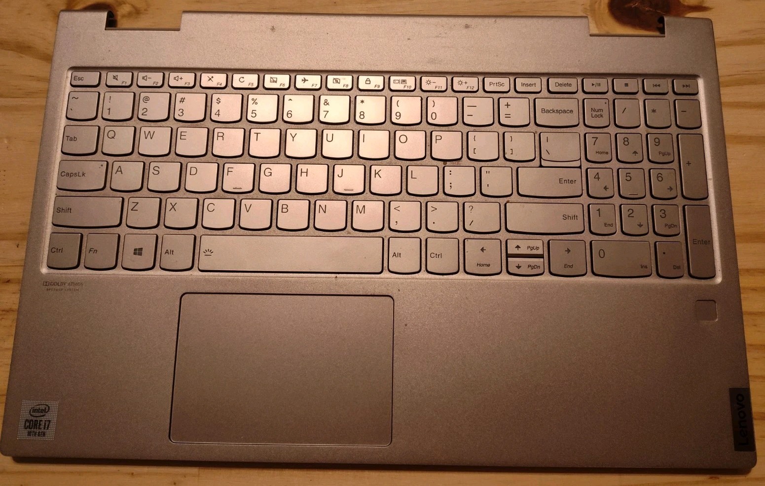 For Lenovo Yoga C740-15IML Palmrest Backlit US Keyboard Touchpad For Parts