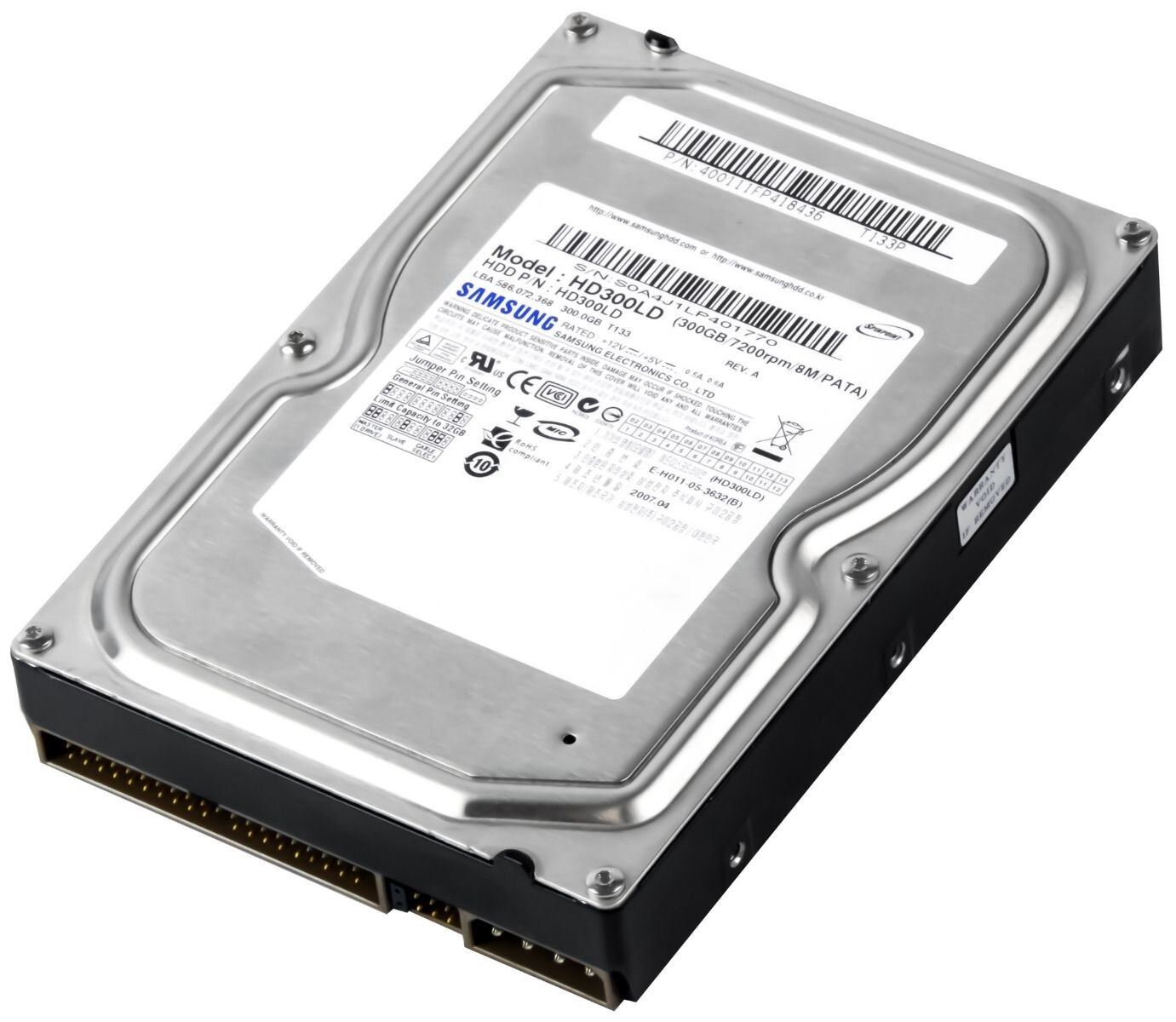 HARD DRIVE SAMSUNG SPINPOINT T133 HD300LD 300GB 7200RPM 8MB ATA IDE 3.5'' inch