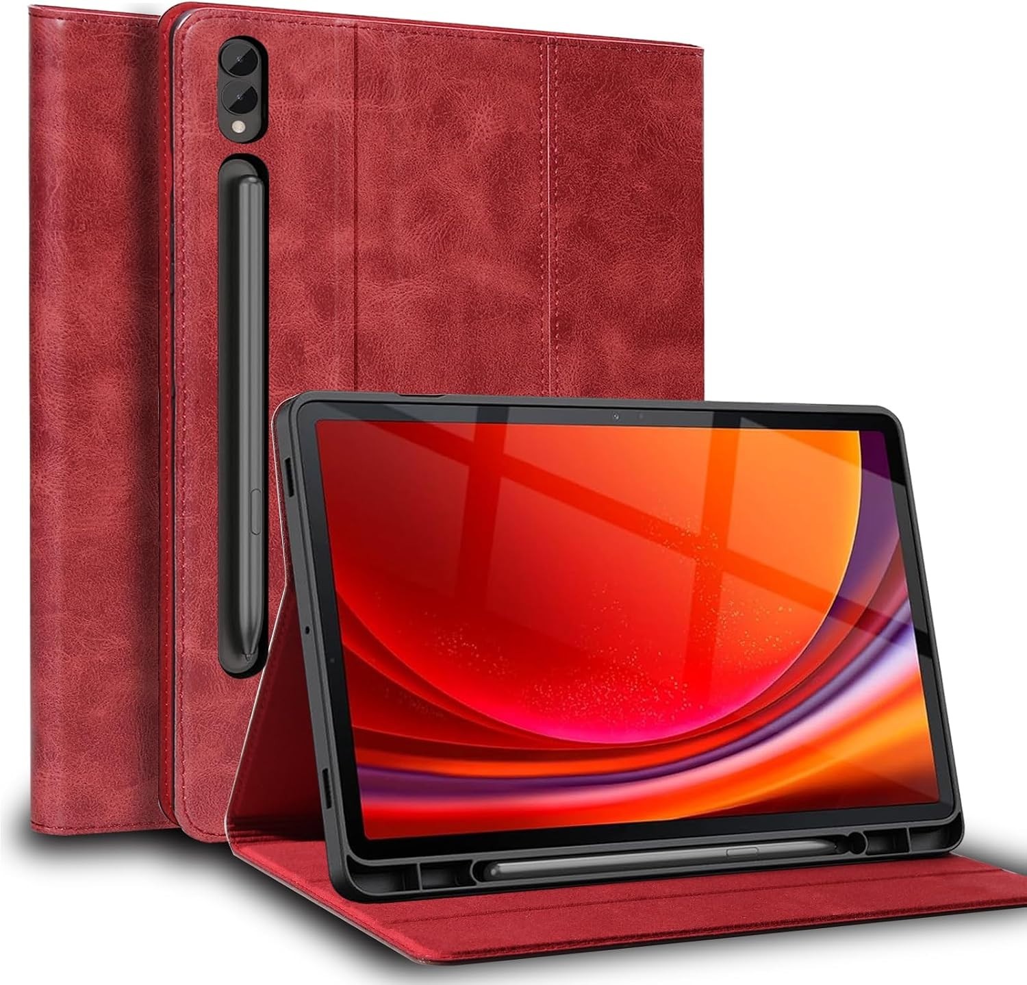 Case for Samsung Galaxy Tab S7 Plus 12.4" 2020 | Genuine Leather Folio Cover