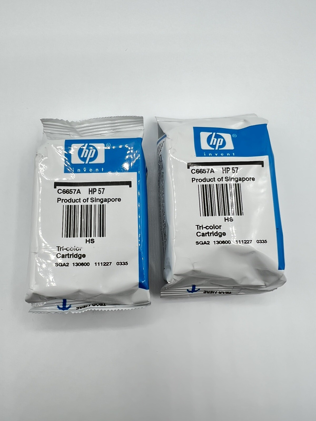 2x NEW SEALEDGENUINE HP 57 Tri Color Ink Cartridge C6657A C6657AN 