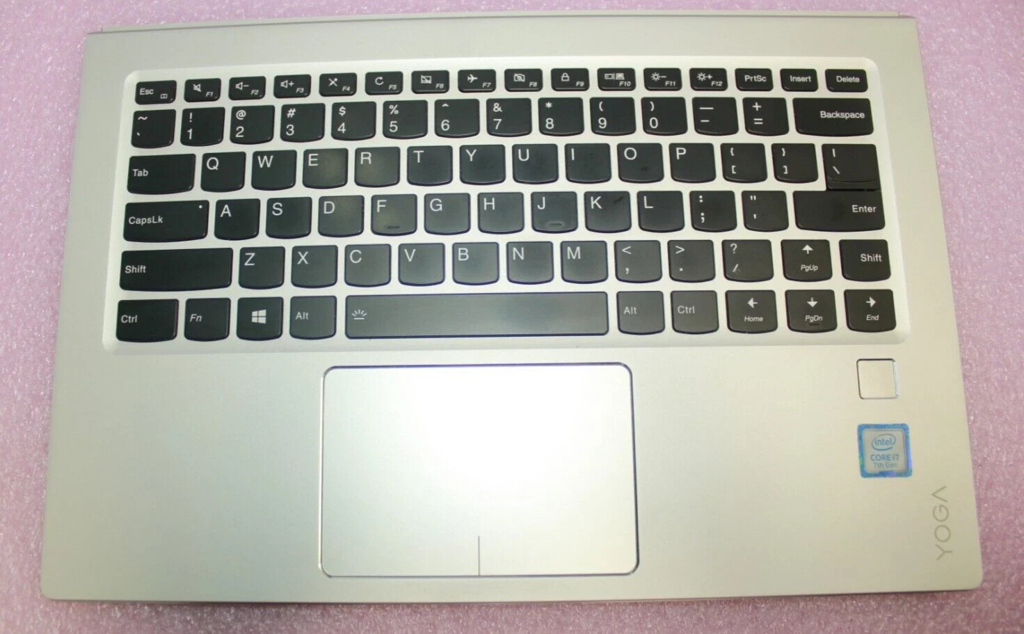 Genuine Lenovo Yoga 910-13IKB Laptop Palmrest with Keyboard AM122000300