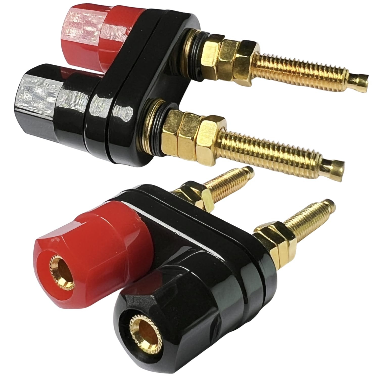 Dual Way Banana Binding Post Speaker Terminal, 2 #35: Length:59mm/2.3",2-Pack