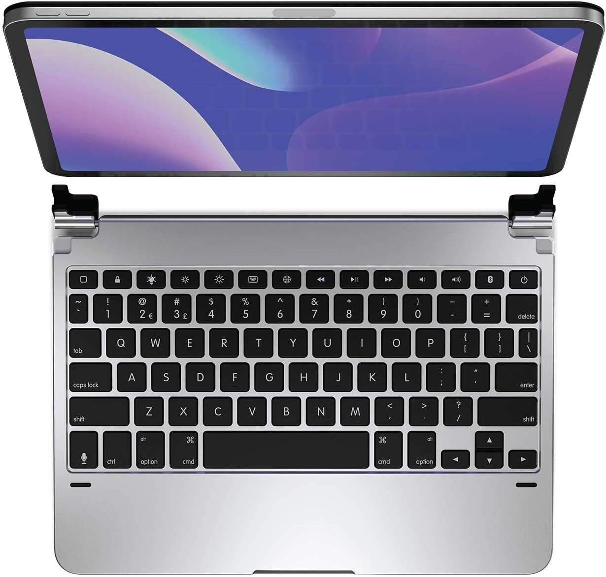 Brydge Wireless Keyboard for iPad Pro 11-inch (2018 & 2nd Gen, 2020) - (Silve...