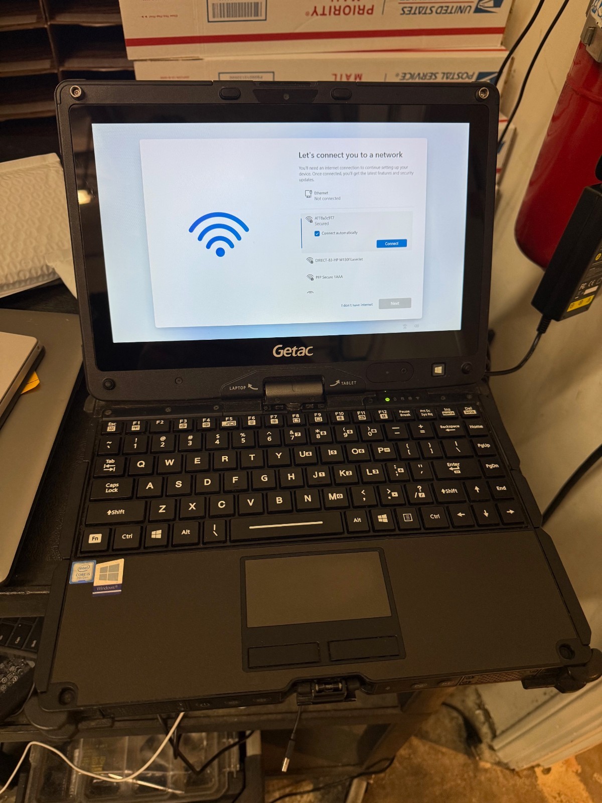 #44 Getac V110 G4 Laptops i5-7200U 8GB 128GB WIN 11 PRO DUAL BATTERY
