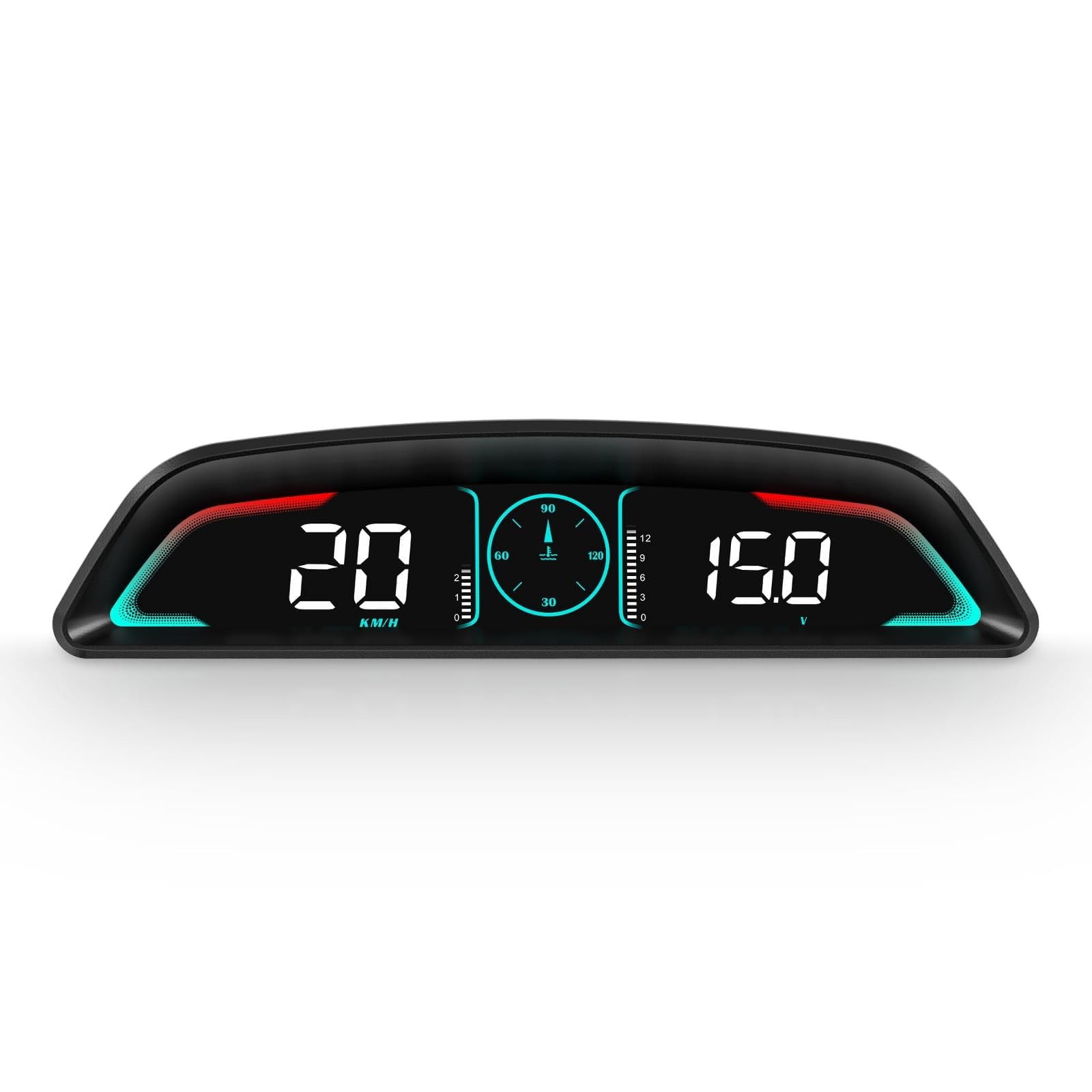 AZIJYV OBD2 Gauge Display,Head Up Display for Cars,Speedometer with Speed,Eng...