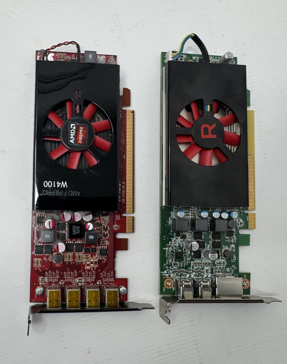 Lot Of 2 AMD SFF Radeon GDDR5 DP MDP PCIe
