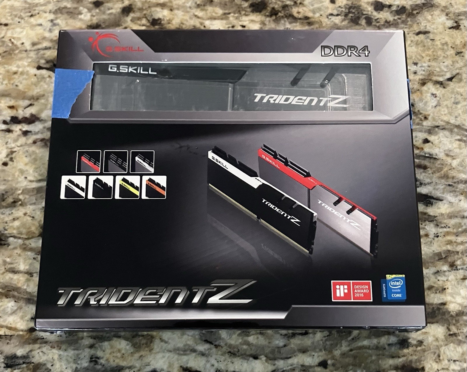 G.SKILL TridentZ Series 16GB (2 x 8GB) F4-3200C16D-16GTZSK Silver & Black