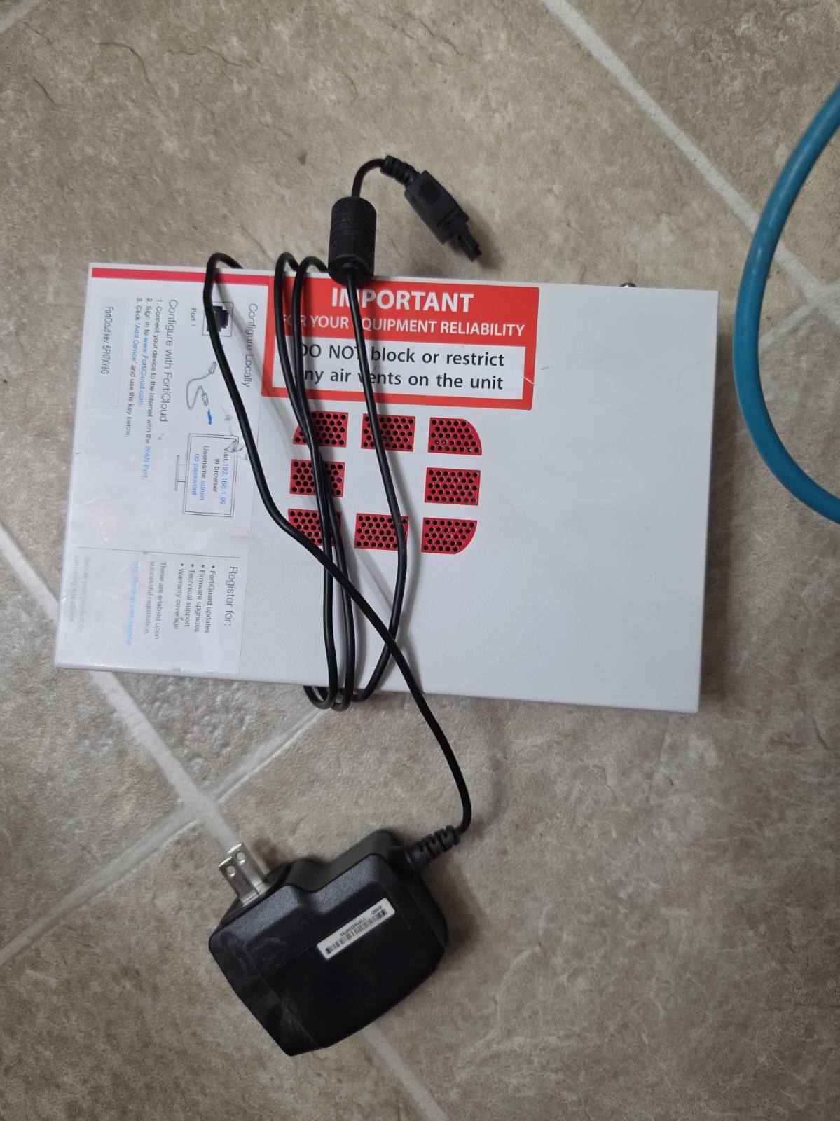 FORTINET Fortigate 30E 5Port RJ45 GE FG-30E, Used, tested good