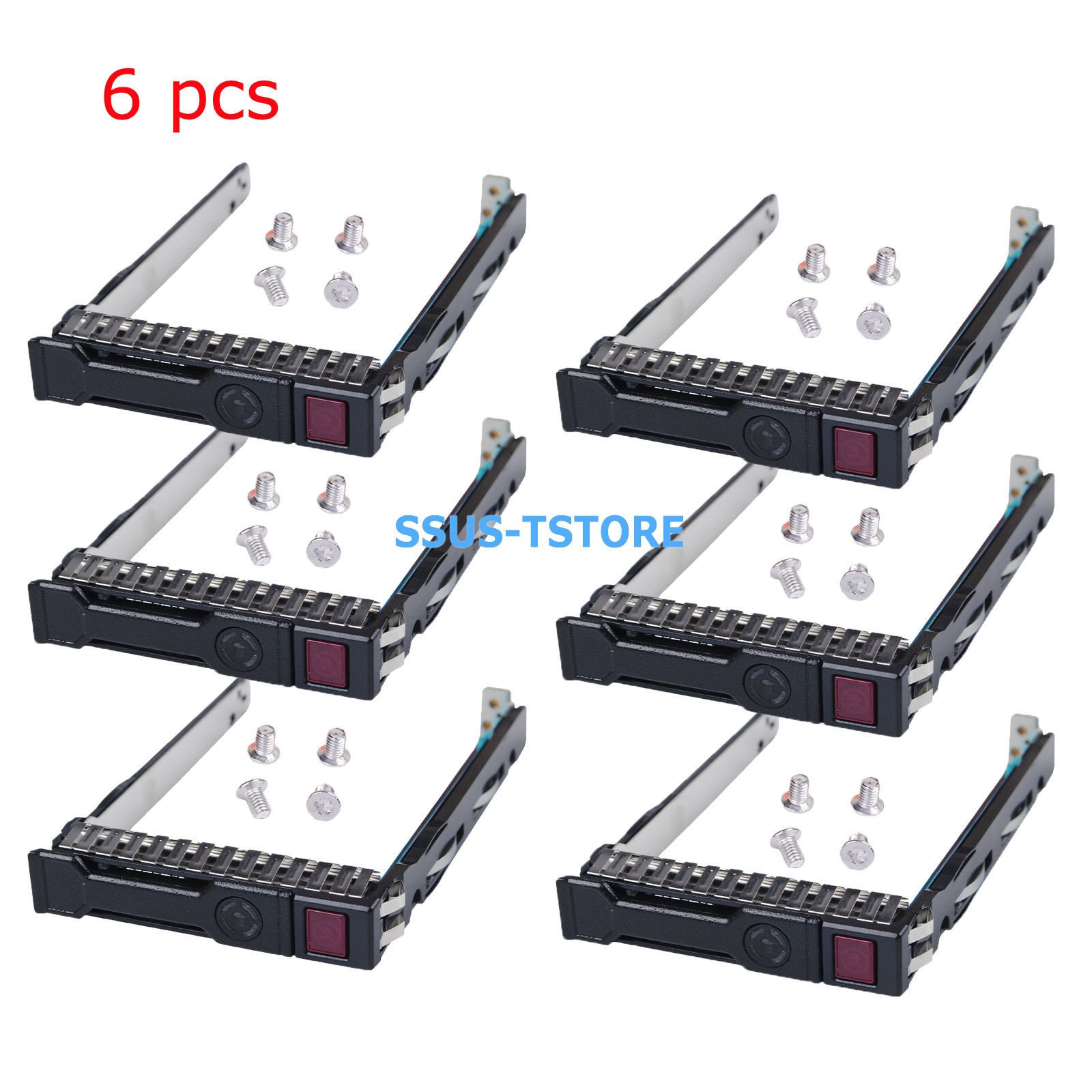 2.5" HDD Tray Caddy for HP DL380 DL360 G8 G9 G10 651687-001 651699-001 Lot of 6