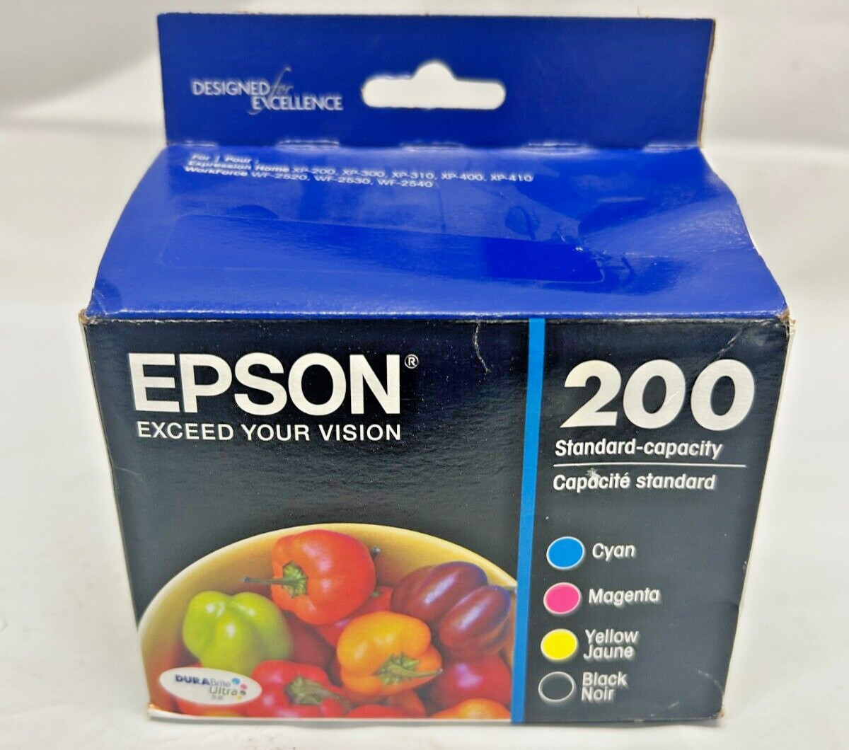 Epson 200 Standard Capacity (Cyan, Magenta Yellow, Black) Exp-2/27 *New