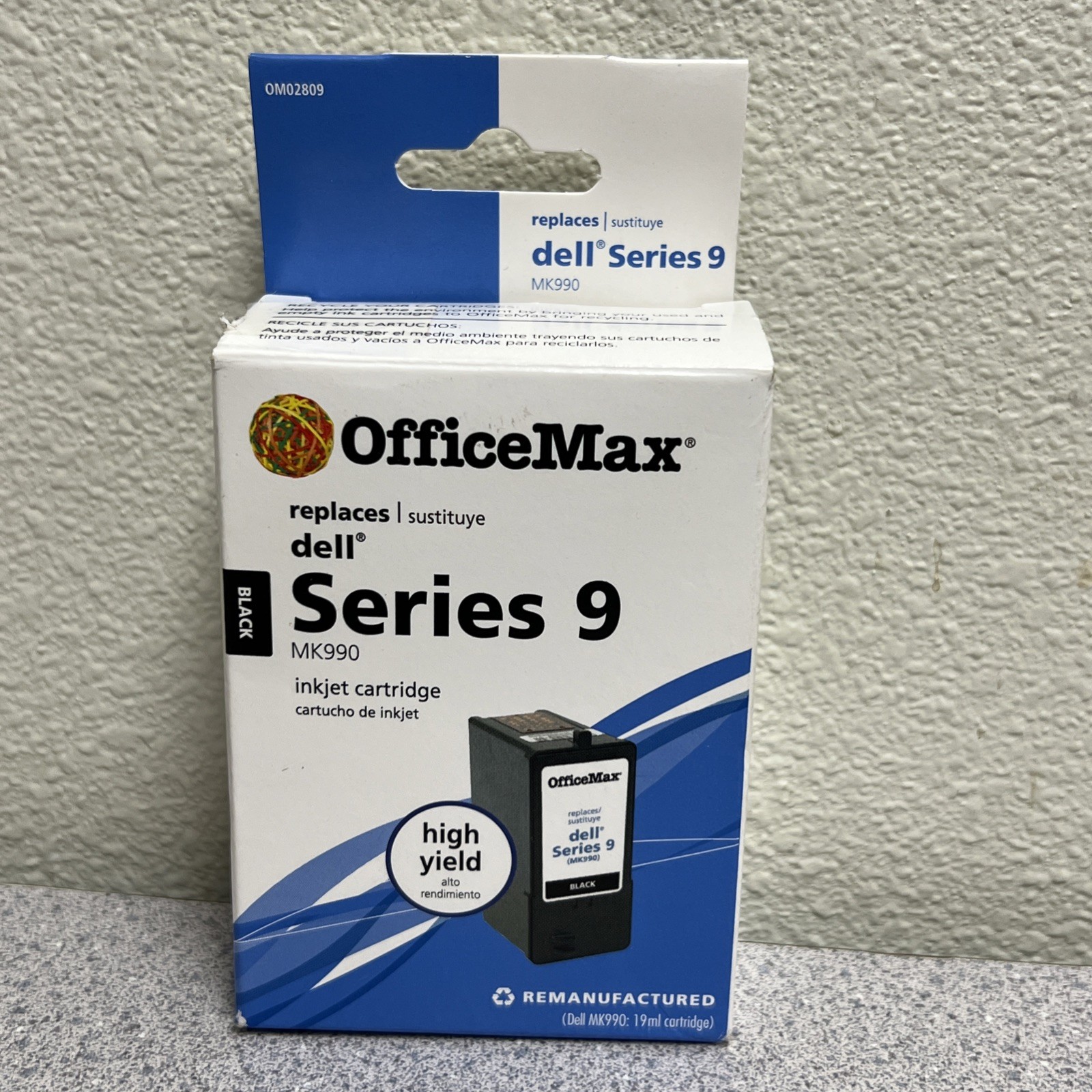 Office Max DELL Series 9  - Black -  Hi Yield MK990 Ink Cartridge