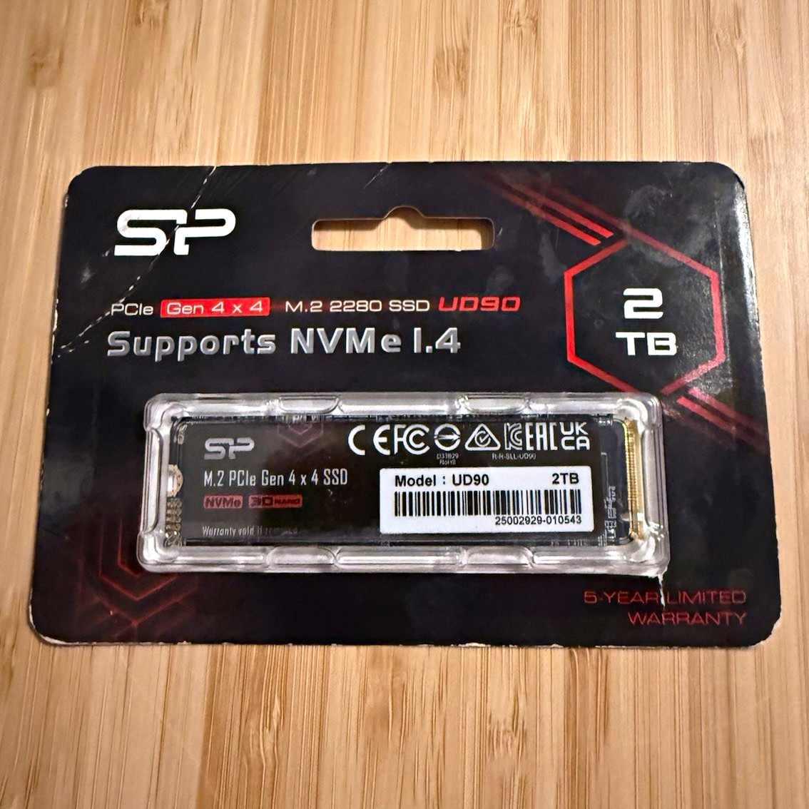 Silicon Power UD90 2TB NVMe PCIe Gen4x4 M.2 2280 Internal SSD 5000MB/s