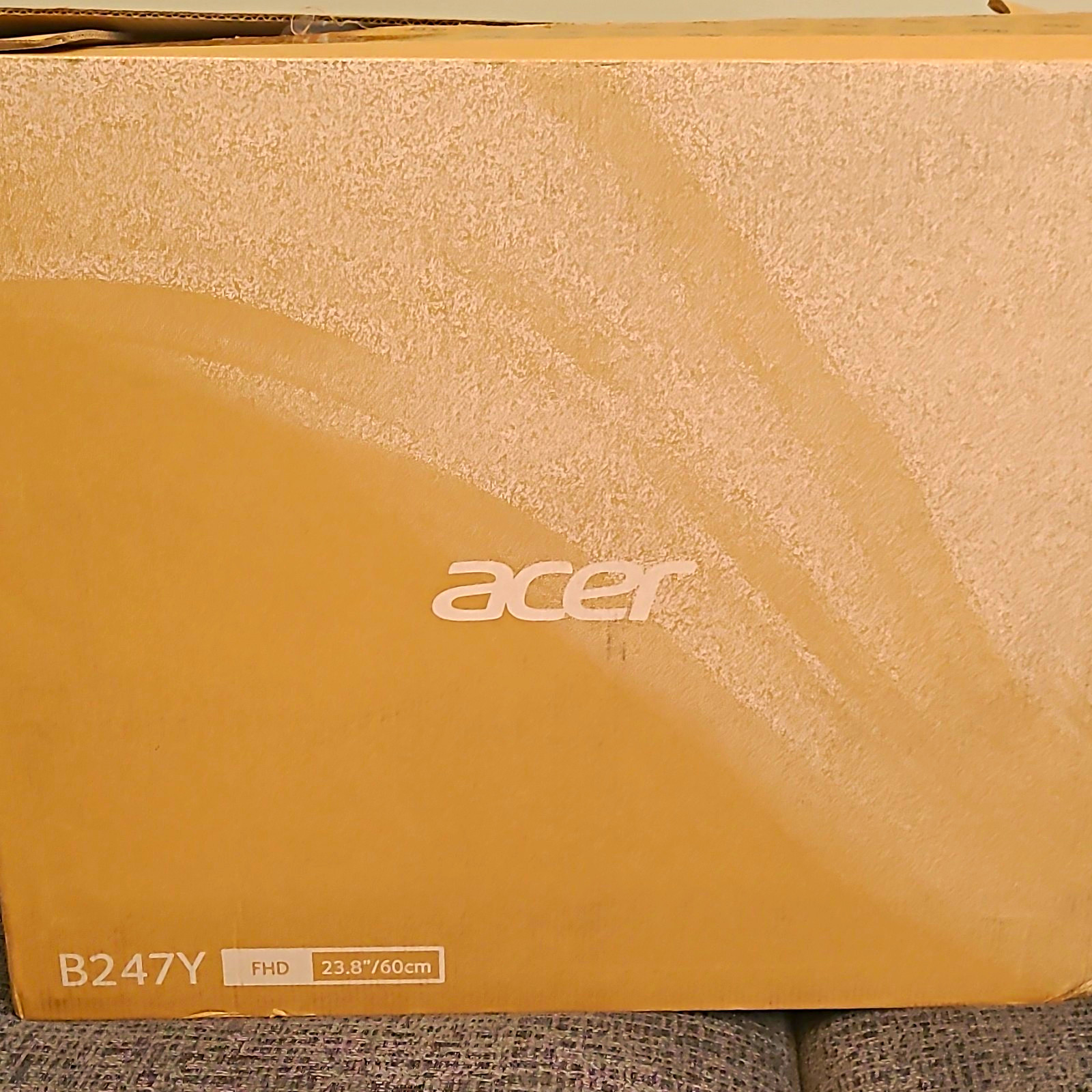 Acer B247Y 23.8in IPS FHD 100Hz LCD Monitor HDMI DP VGA Speakers Black