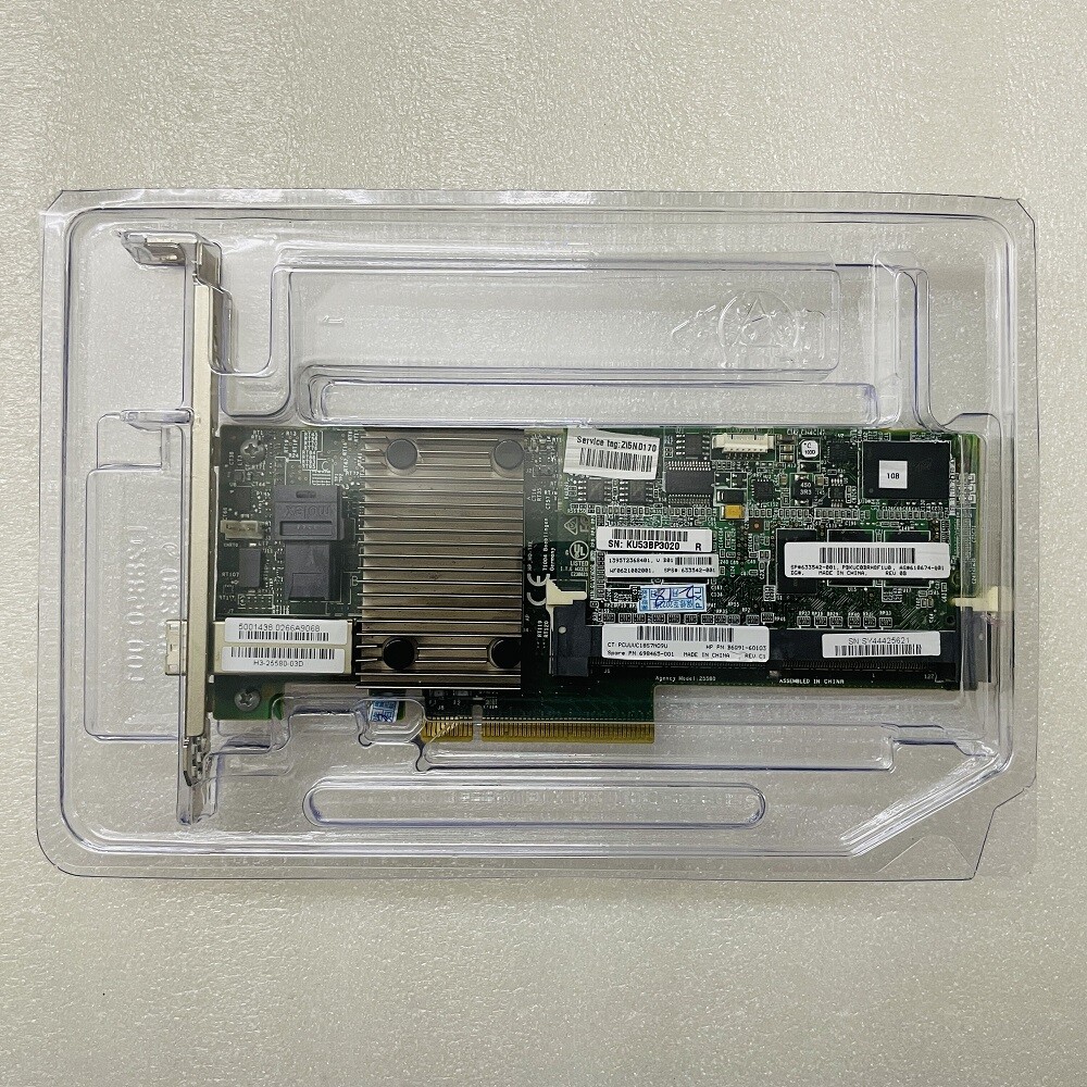 B6Q91A HP P1224 RAID Controller  698465-001 B6Q91-60103 698465-001 w/ 1GB cache