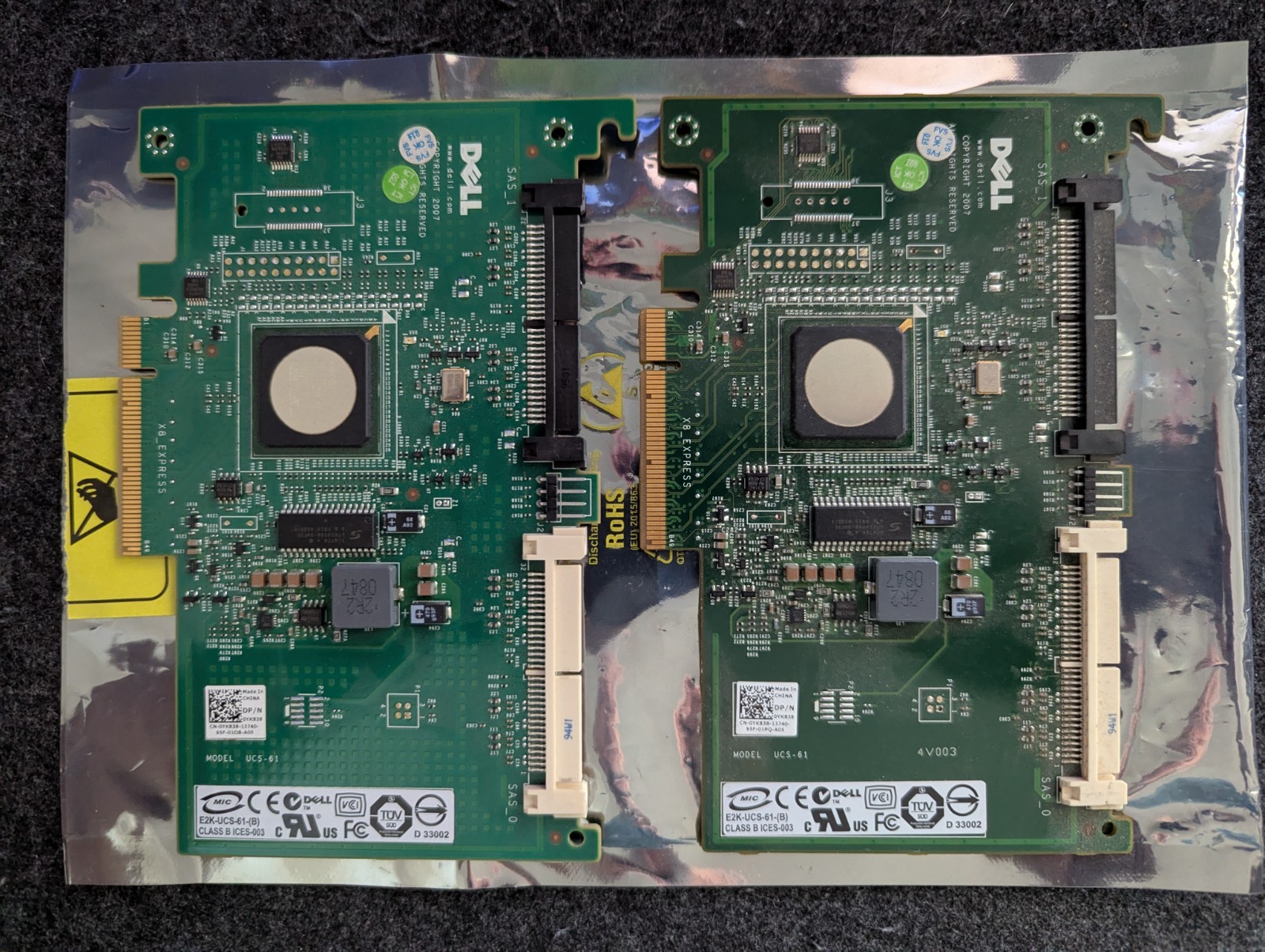 Dell Poweredge PCIe SAS 6i/R SAS Raid Controller Card 0YK838
