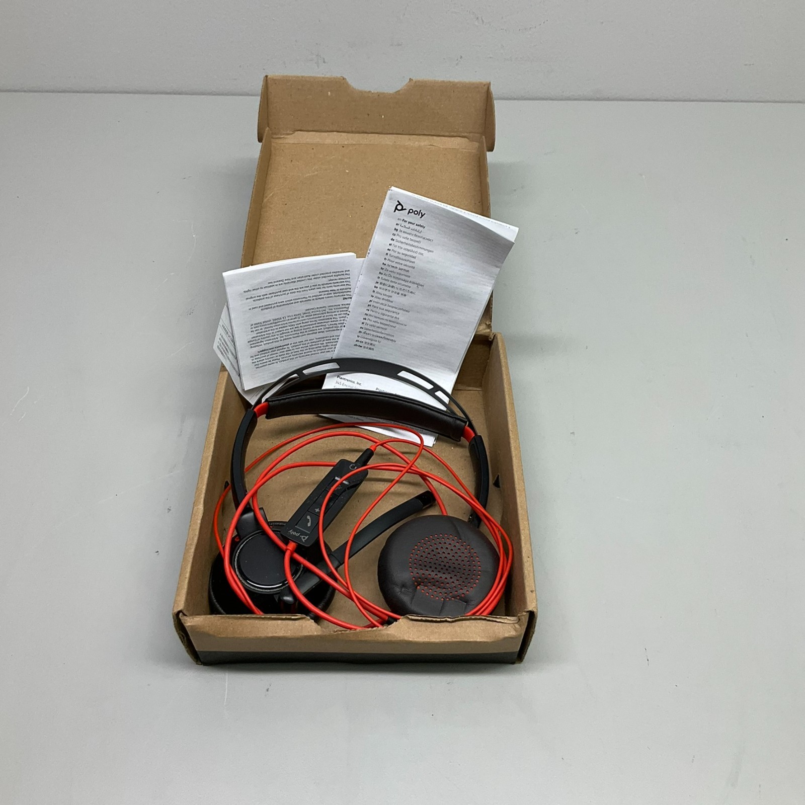 Poly Blackwire C5200 Series C5220T Headset Tested and working