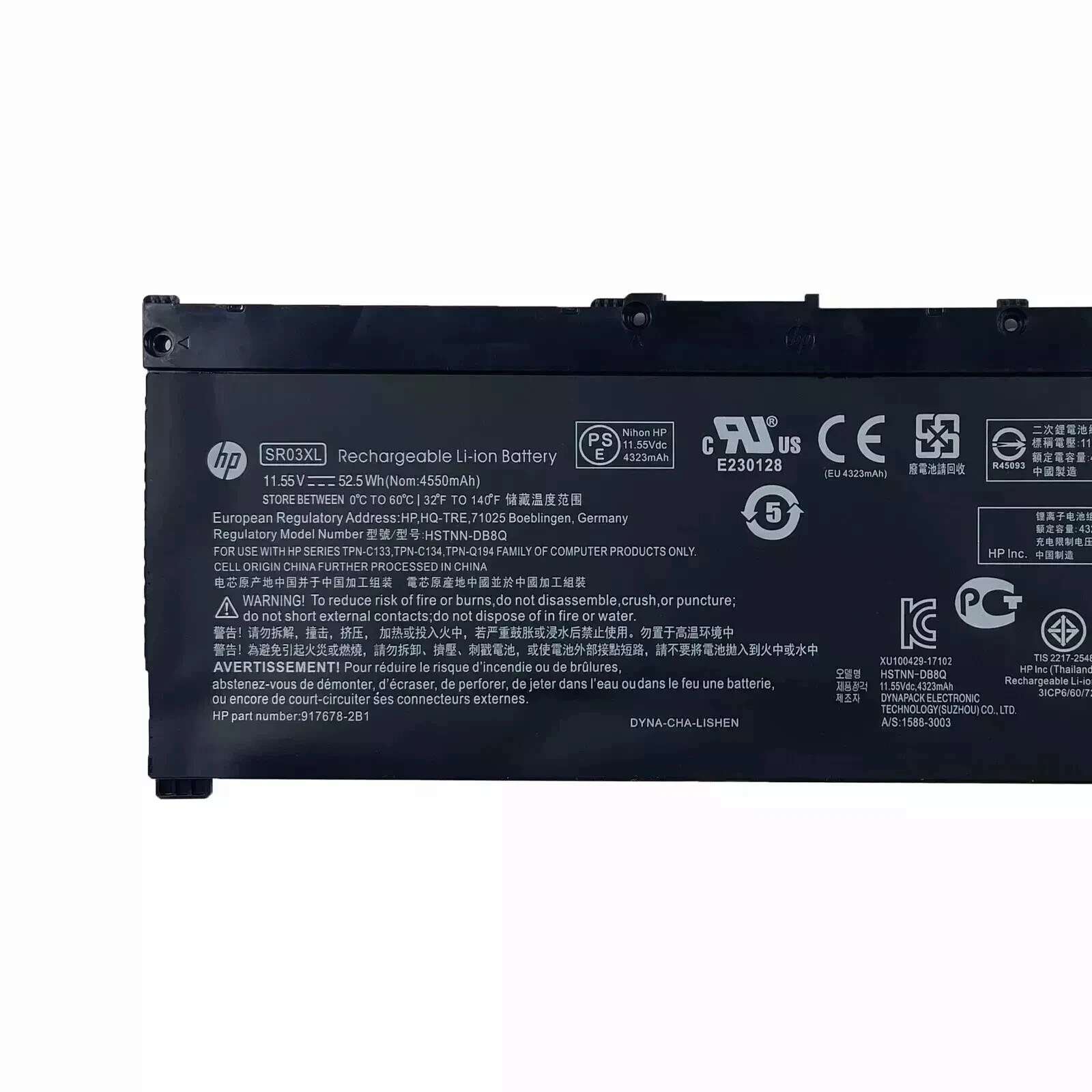 NEW Genuine OEM SR03XL Battery For HP Pavilion 15-cx 17-cd L08855-855 HSTNN-IB8L