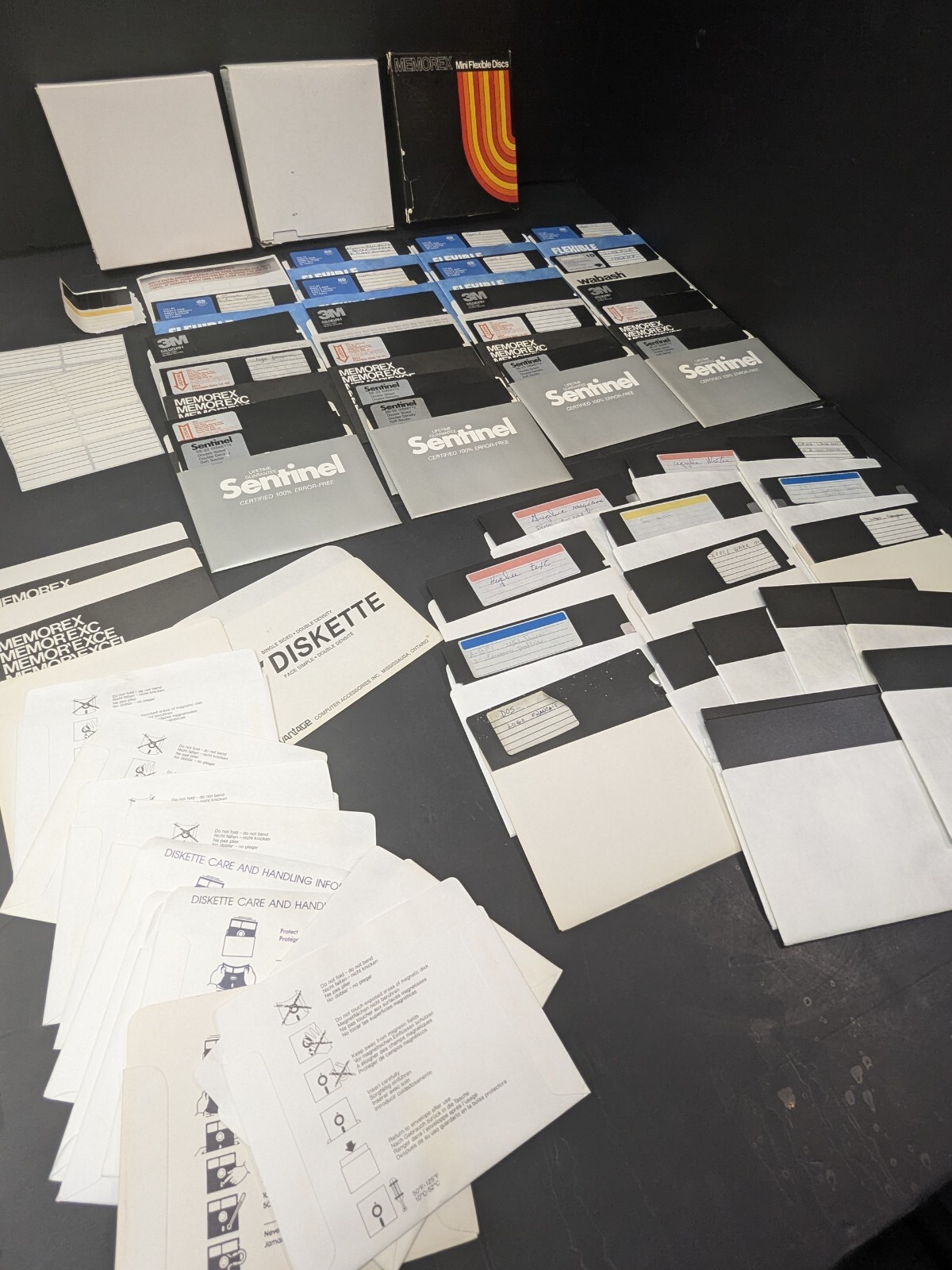 Computer Floppy Disks 5.14" Branded Mixed Lot of 38